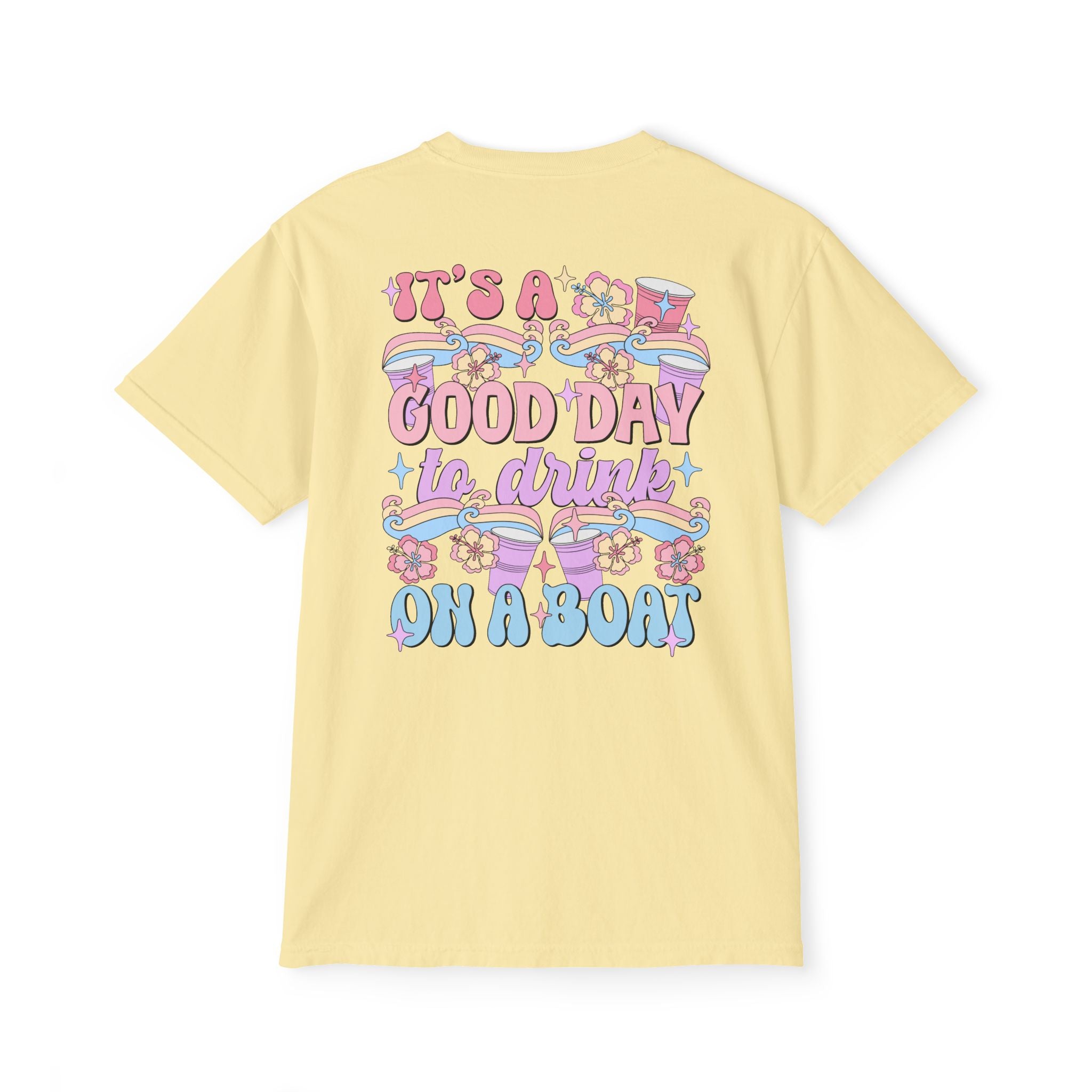 Good Day to Drink On a Boat Pocket Tee