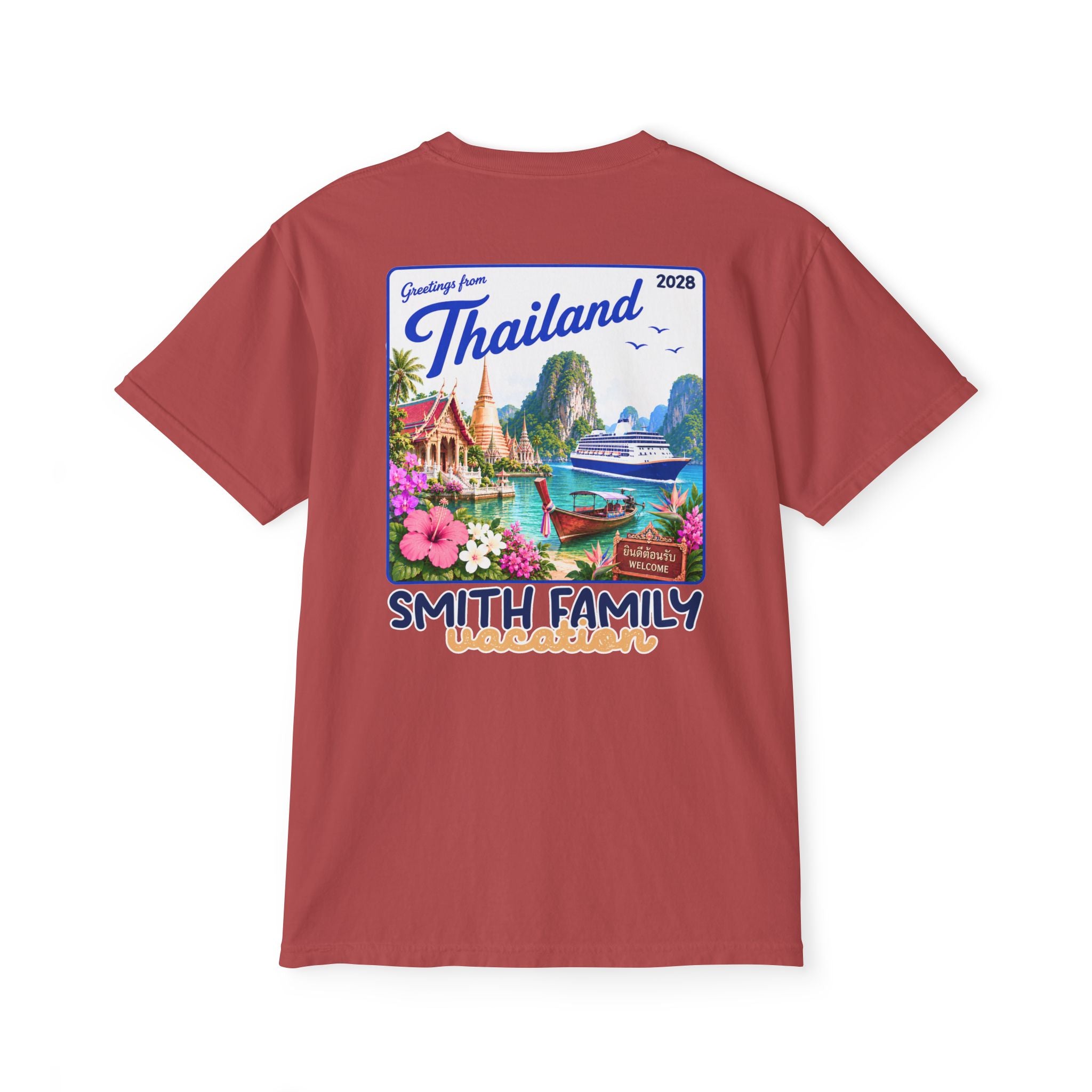 Greetings from Thailand Pocket Tee - Suite Escape