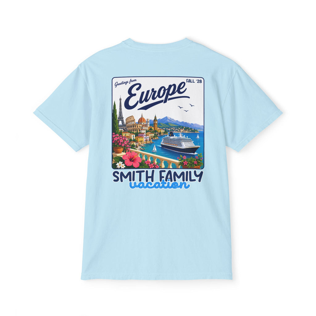 Greetings from Europe Pocket Tee - Suite Escape