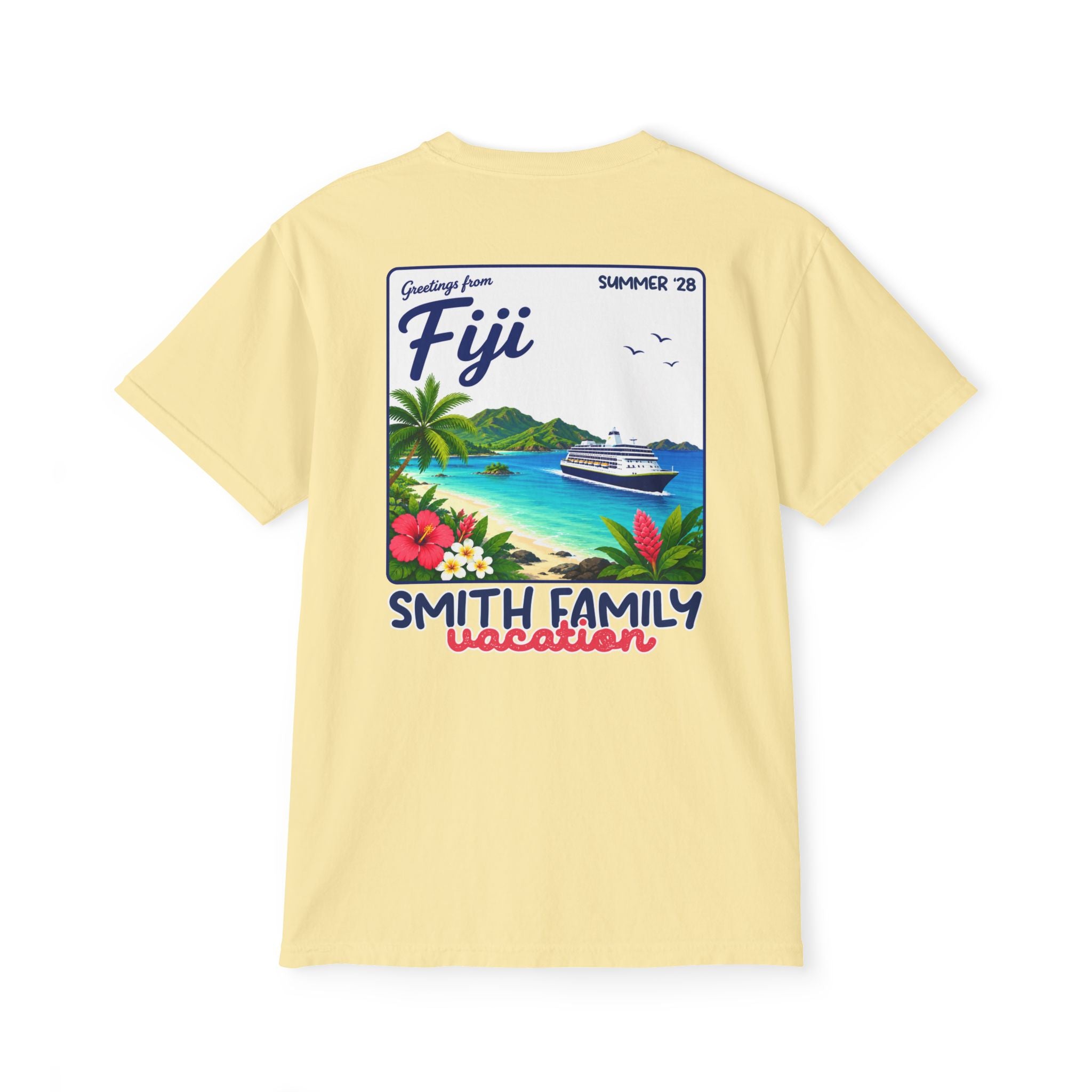 Greetings from Fiji Pocket Tee - Suite Escape