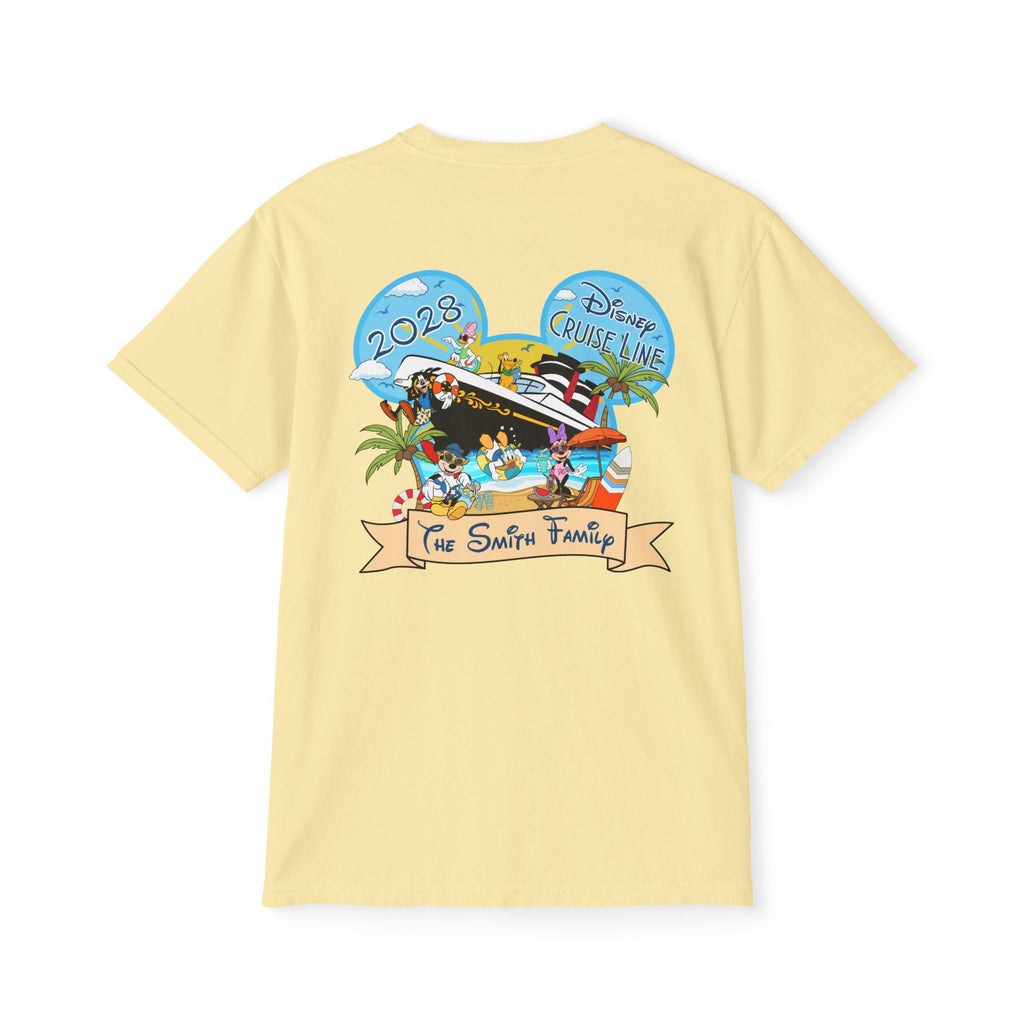Magical Cruise Line Summer Beach Pocket Tee - Mickey