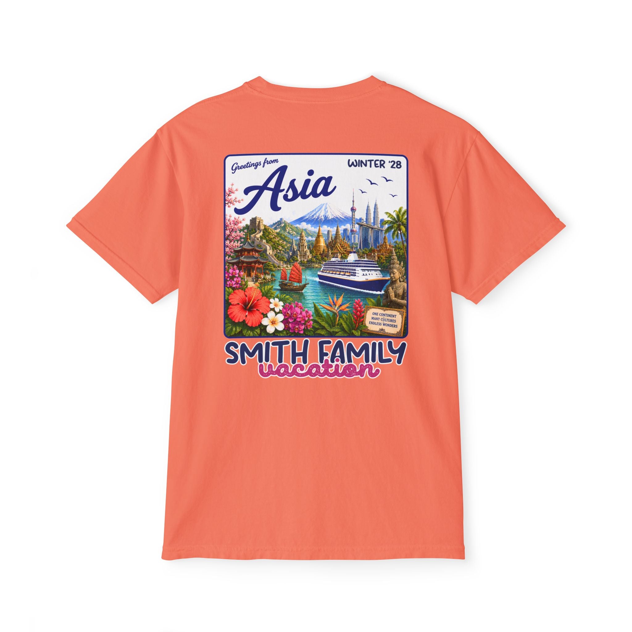 Greetings from Asia Pocket Tee - Suite Escape