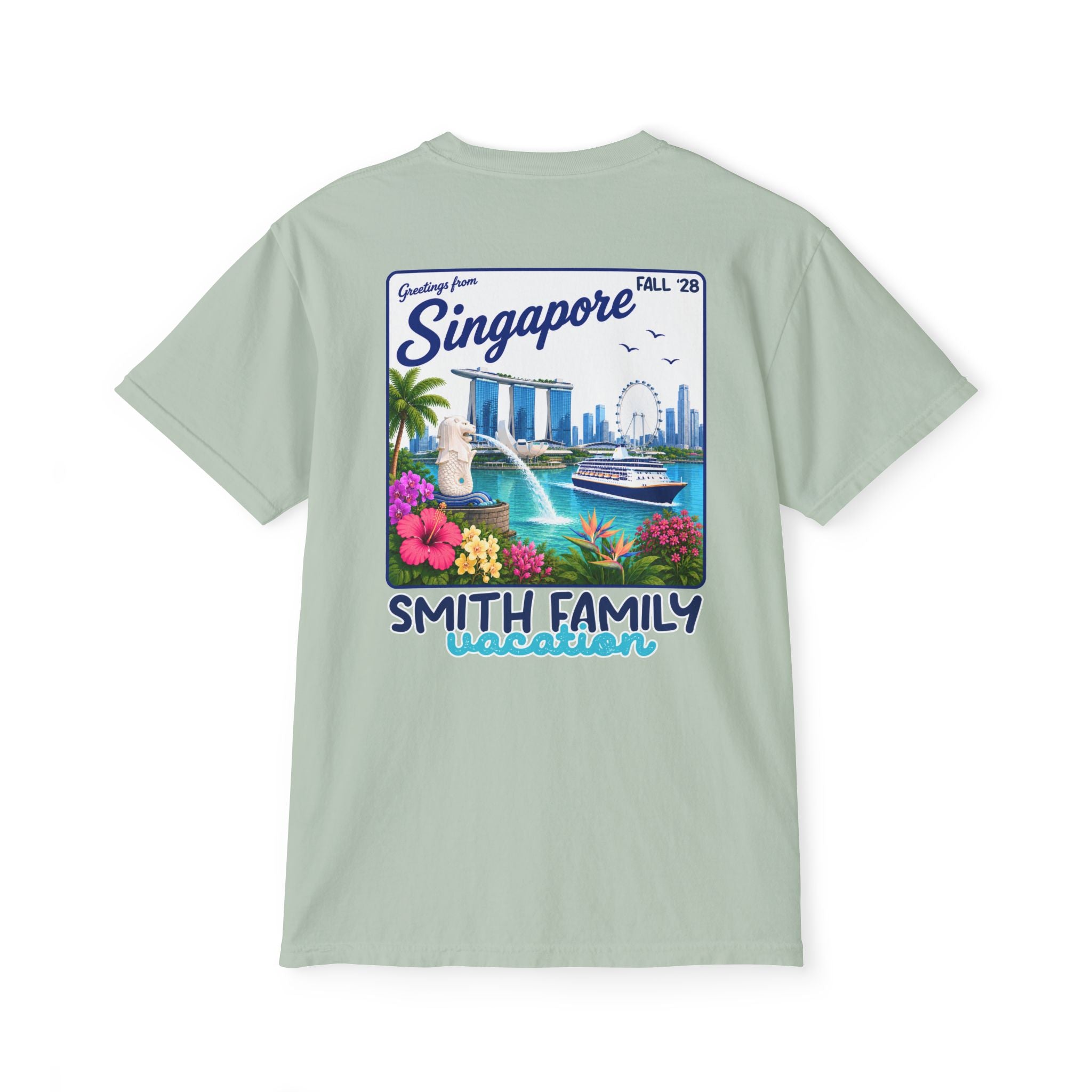 Greetings from Singapore Pocket Tee - Suite Escape