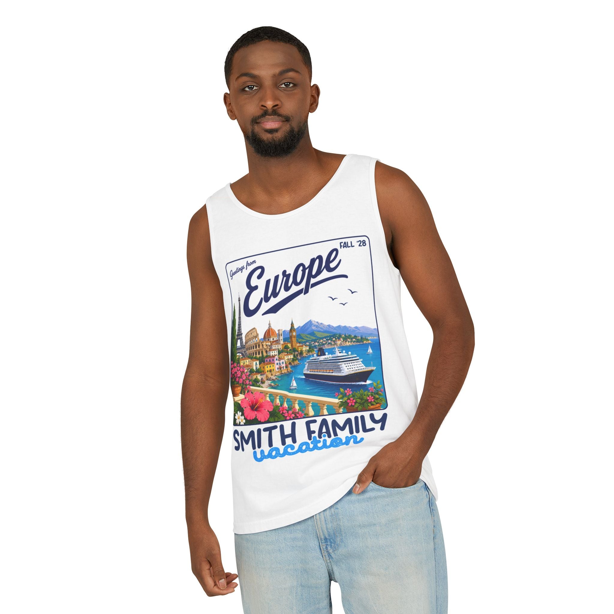 Greetings from Europe Tank Top - Suite Escape