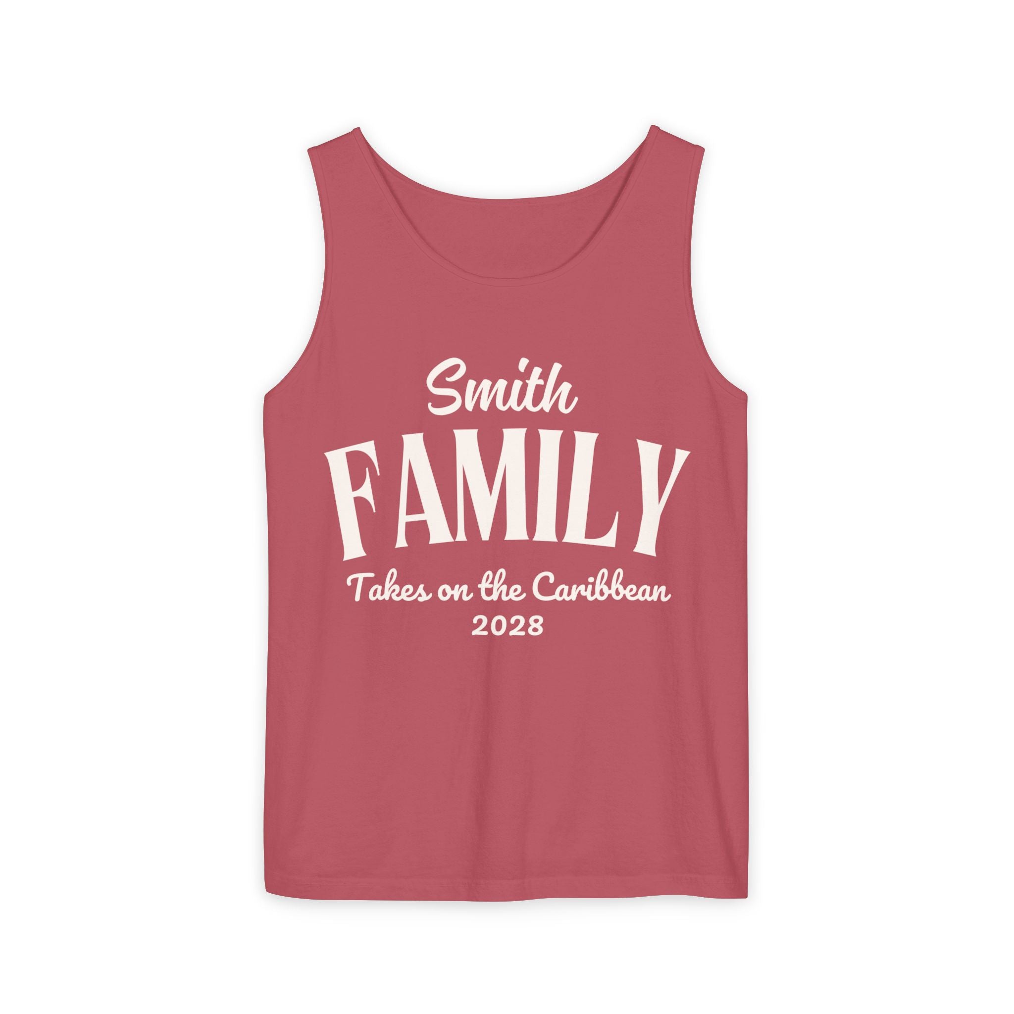 Personalized Script Text Tank Top - Suite Escape