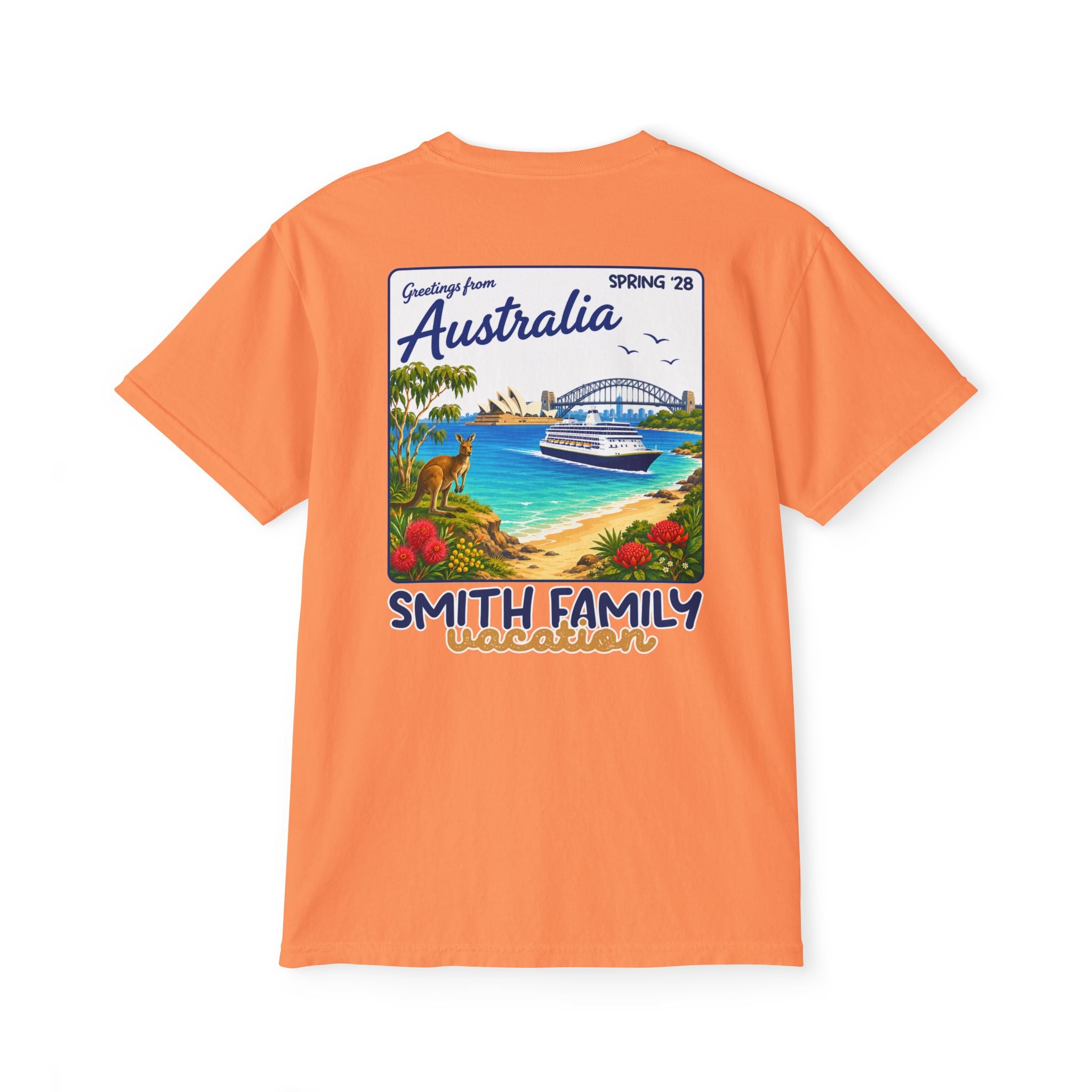 Greetings from Australia Pocket Tee - Suite Escape