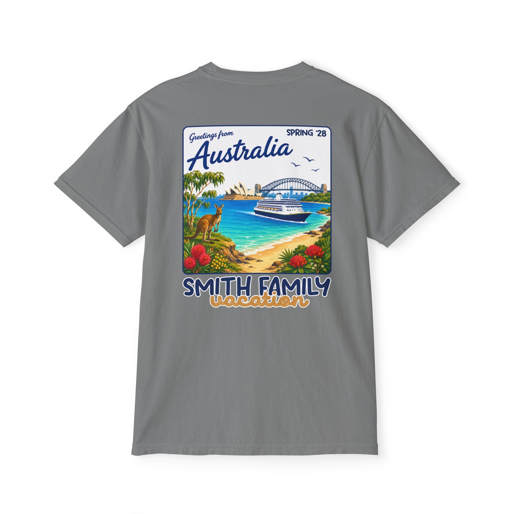 Greetings from Australia Pocket Tee - Suite Escape