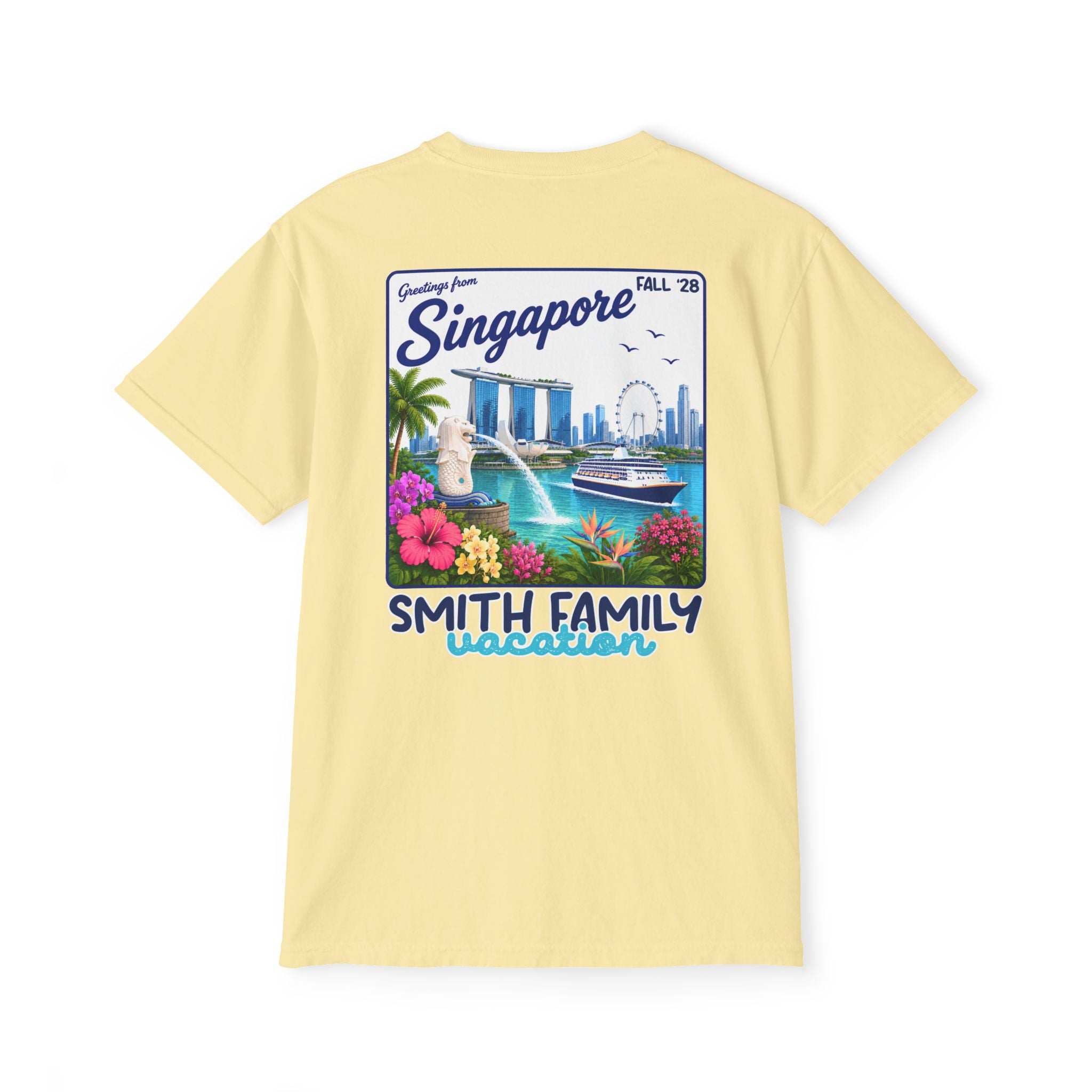 Greetings from Singapore Pocket Tee - Suite Escape
