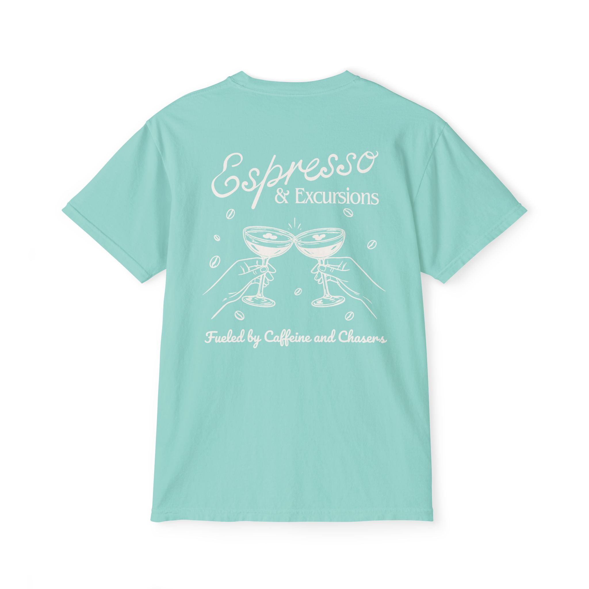 Espresso & Excusions Pocket Tee - Suite Escape