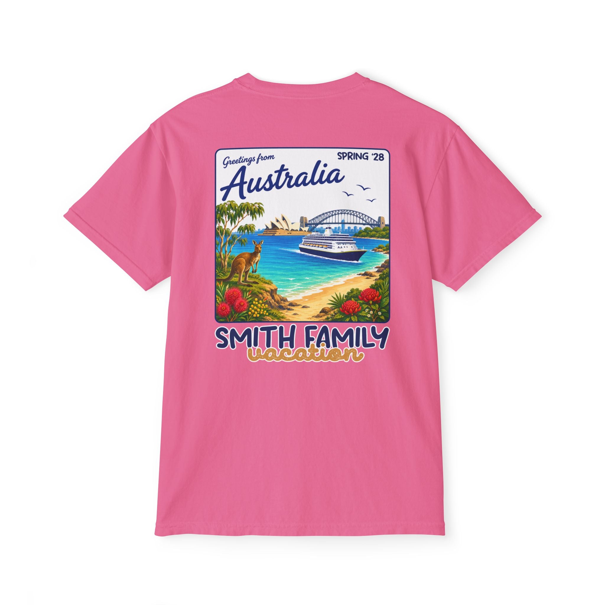 Greetings from Australia Pocket Tee - Suite Escape