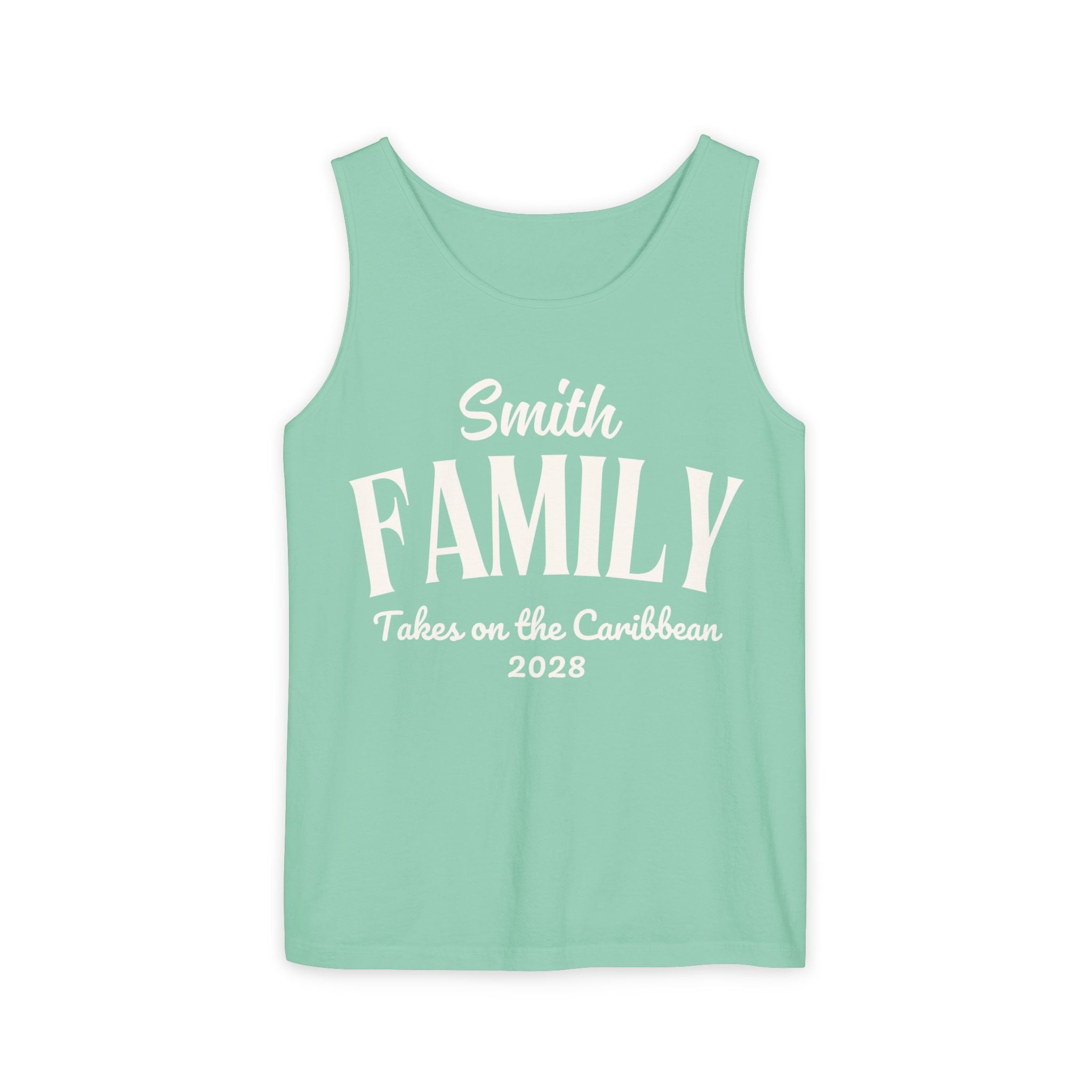Personalized Script Text Tank Top - Suite Escape