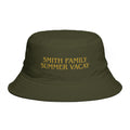 Personalized Gold Text Bucket Hat - Suite Escape