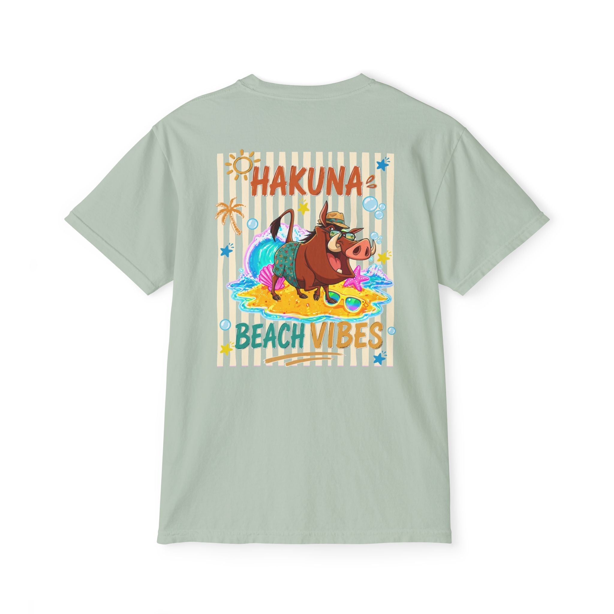 Magical Cruise Line Pumba "Hakuna Beach Vibes" Pocket Tee