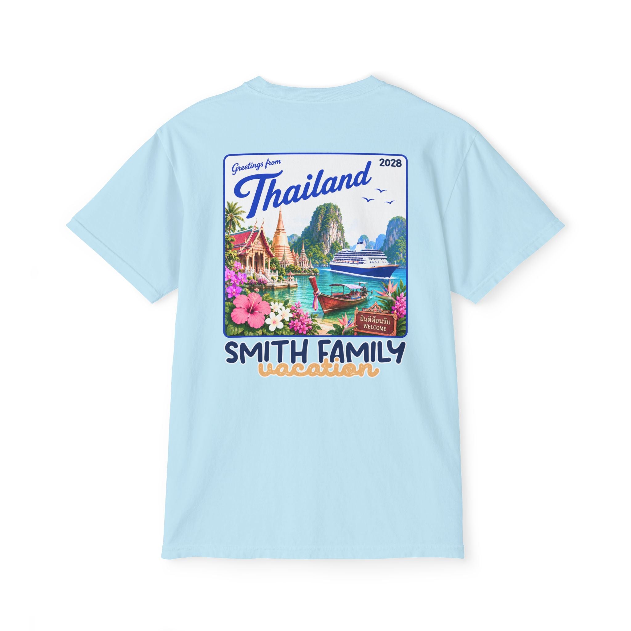 Greetings from Thailand Pocket Tee - Suite Escape