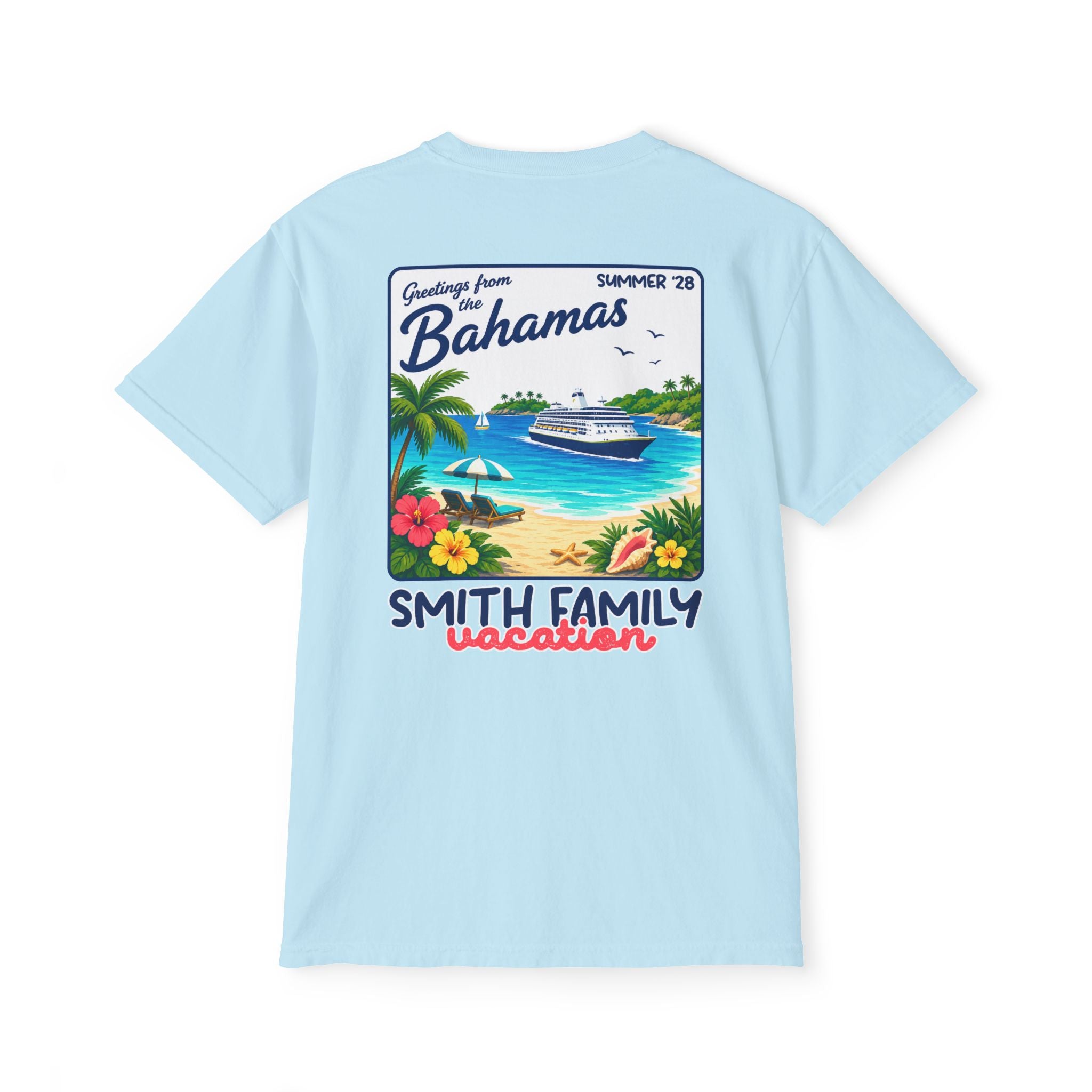 Greetings from the Bahamas Pocket Tee - Suite Escape