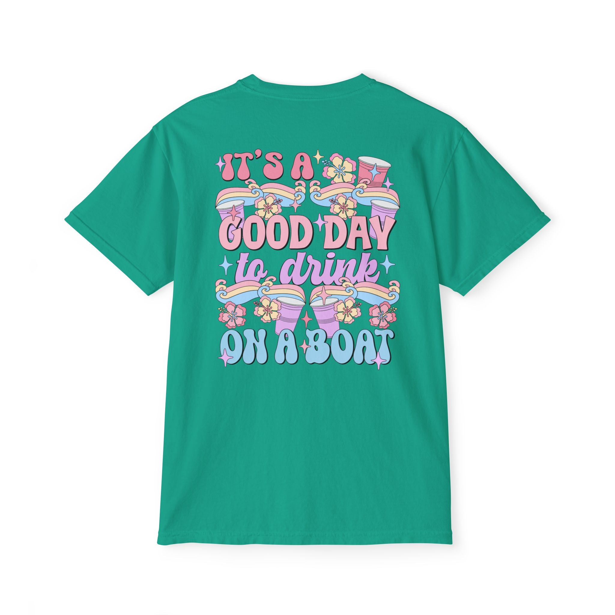 Good Day to Drink On a Boat Pocket Tee