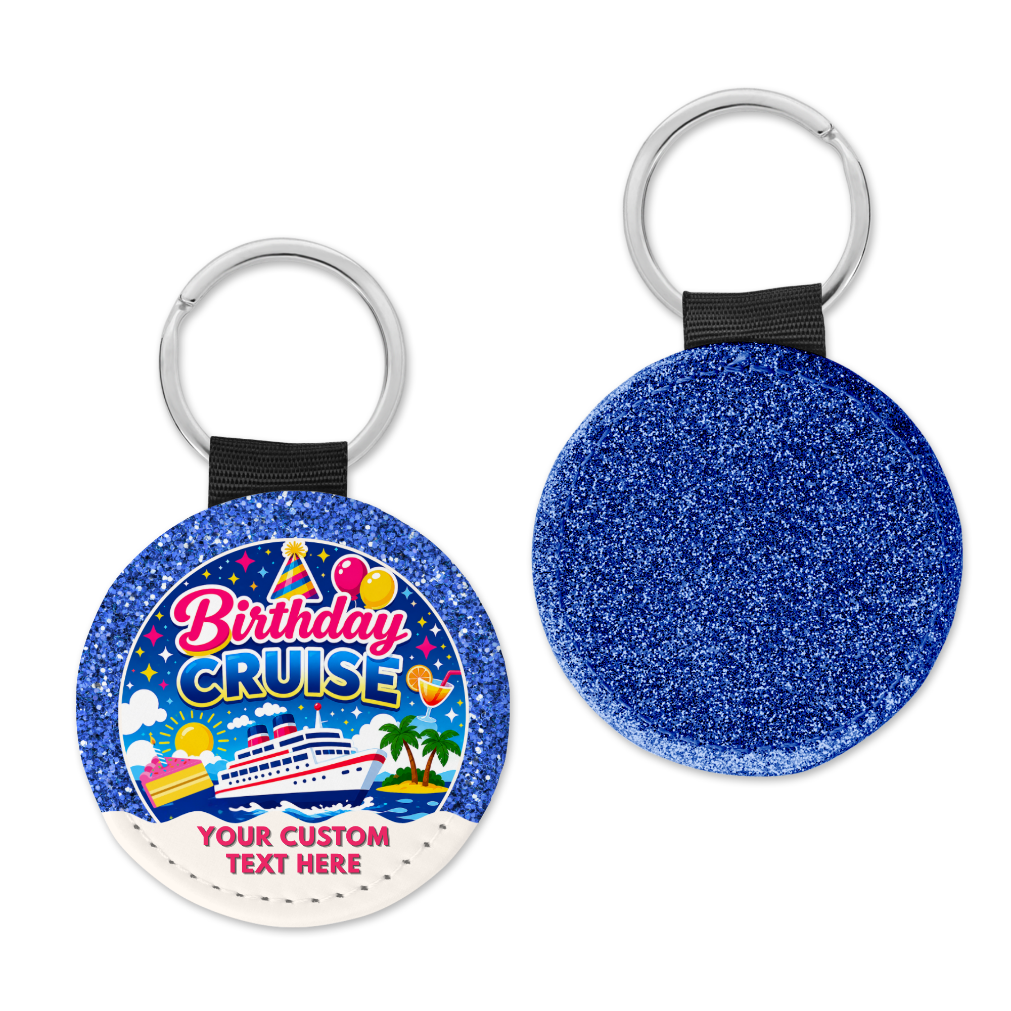 Birthday Cruise Bag Charm Keychain - Suite Escape