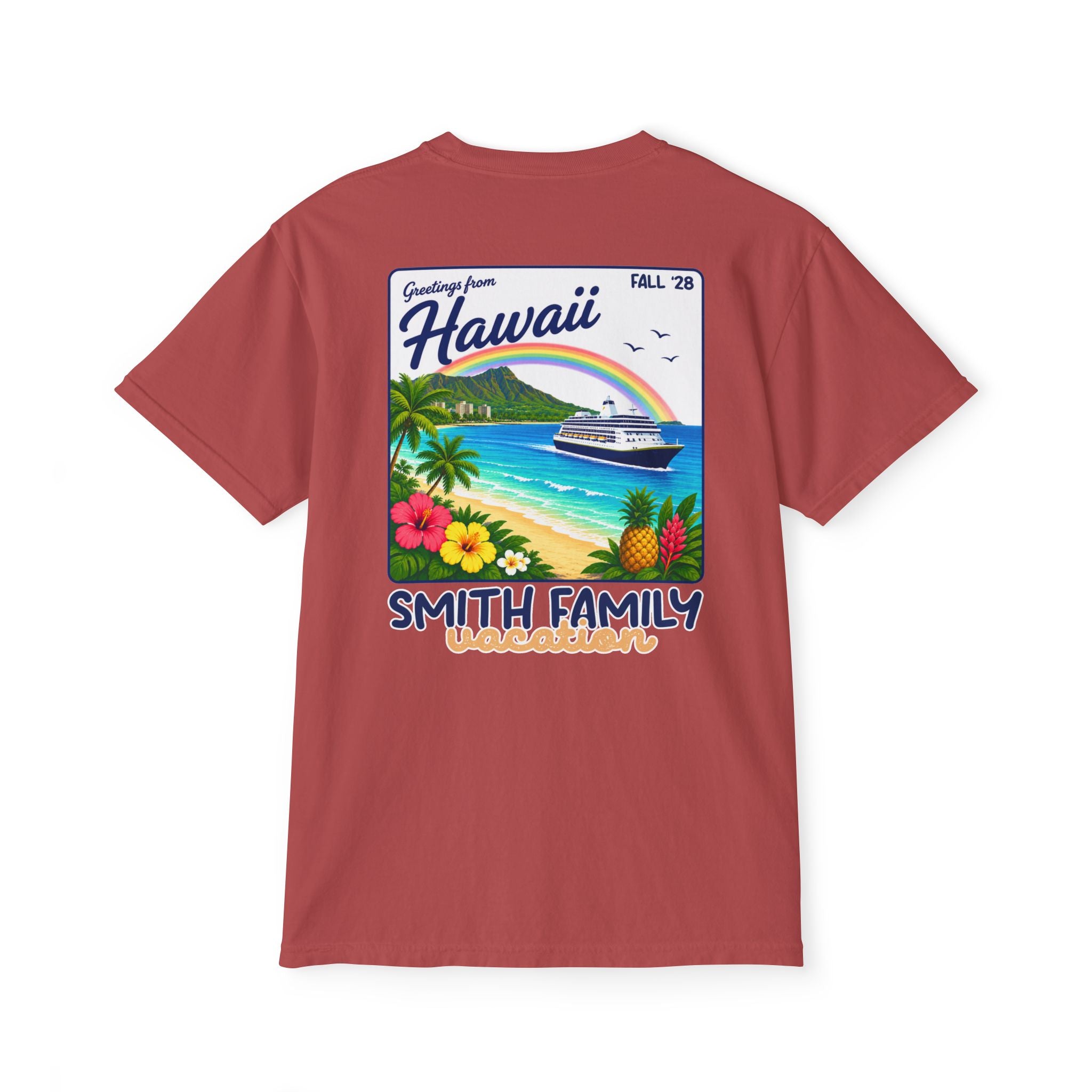 Greetings from Hawaii Pocket Tee - Suite Escape