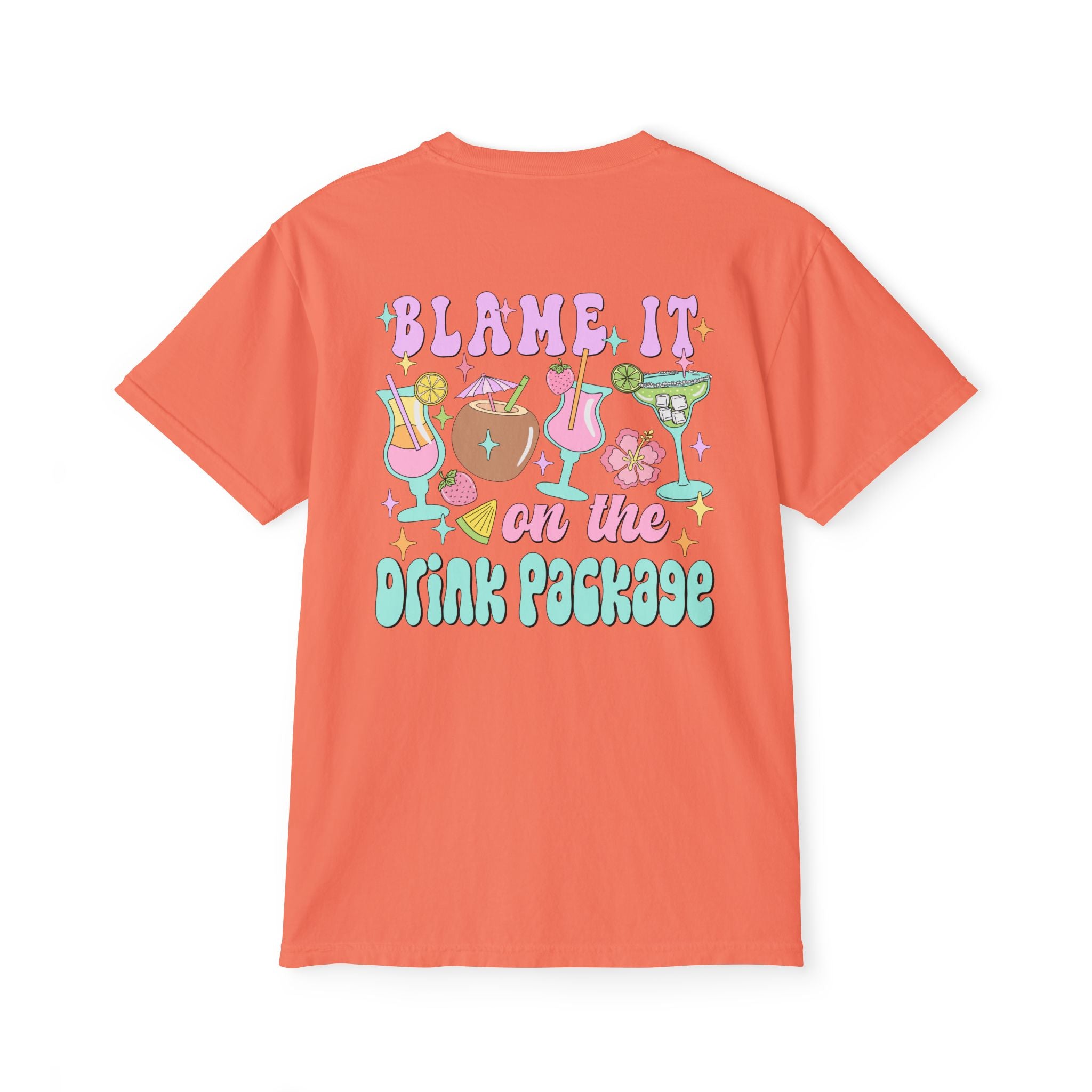 Blame It On The Drink Package Pocket Tee