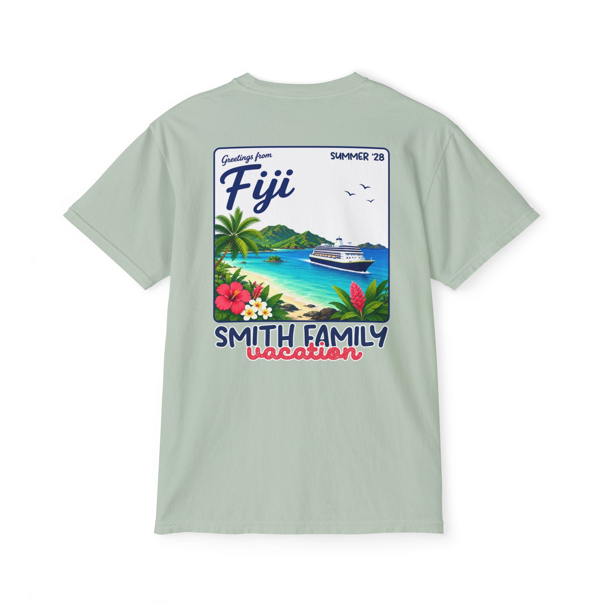 Greetings from Fiji Pocket Tee - Suite Escape