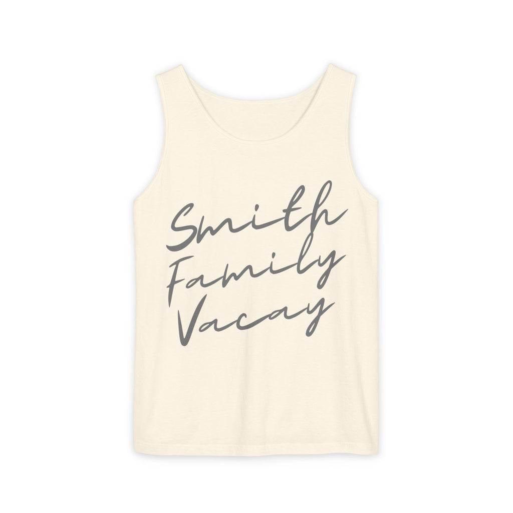 Personalized Retro Text Tank Top - Suite Escape