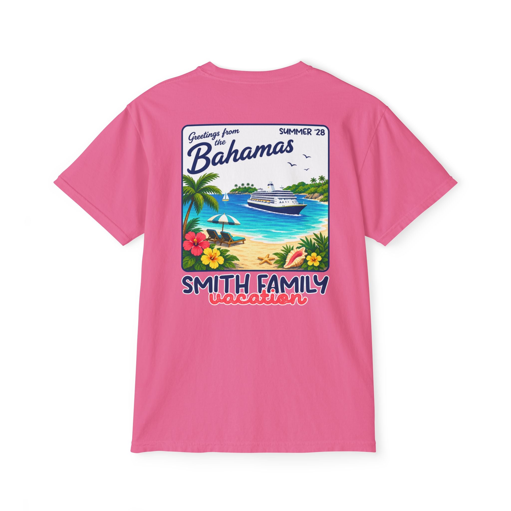 Greetings from the Bahamas Pocket Tee - Suite Escape