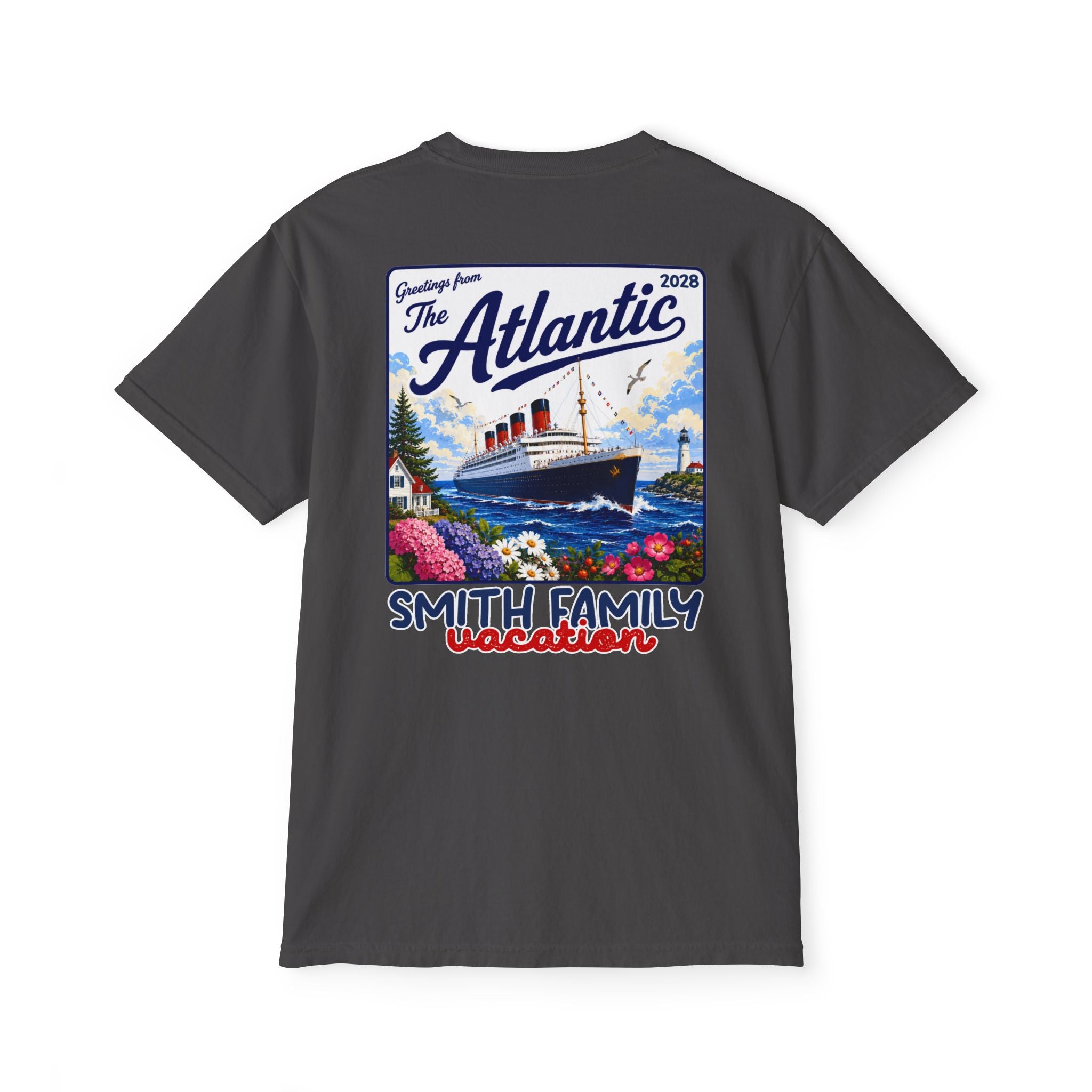 Greetings from the Atlantic Pocket Tee - Suite Escape