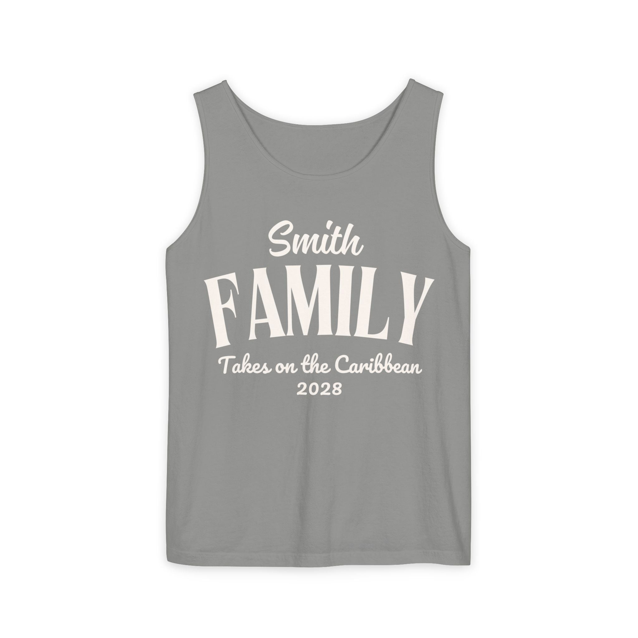 Personalized Script Text Tank Top - Suite Escape