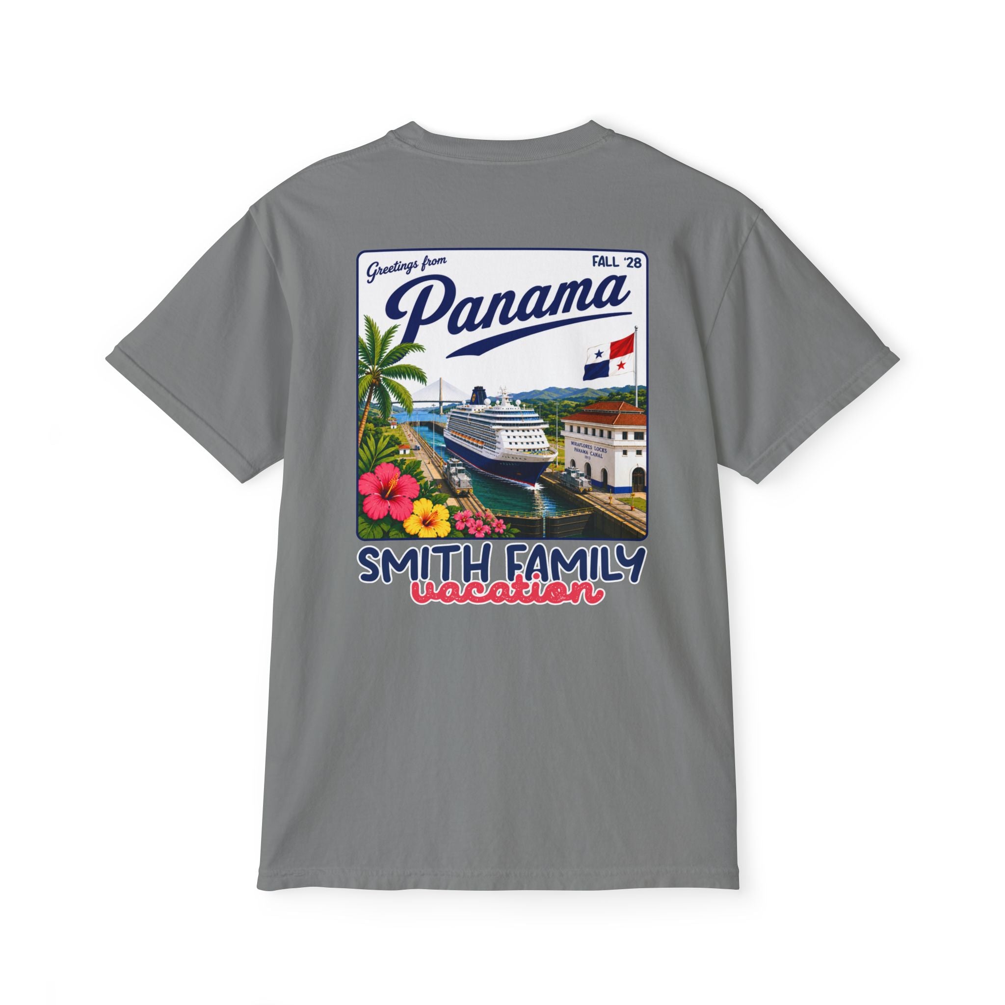 Greetings from Panama Pocket Tee - Suite Escape