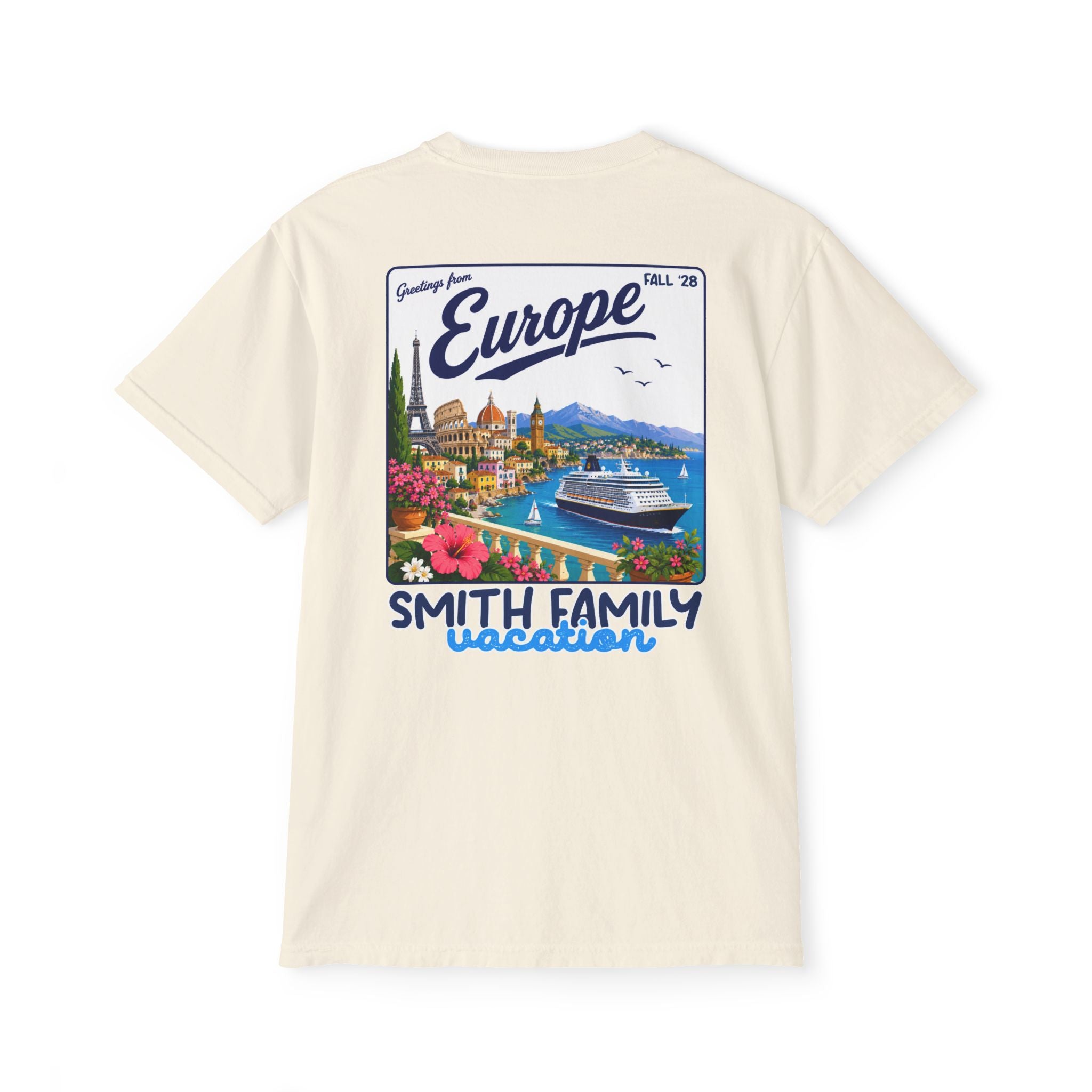 Greetings from Europe Pocket Tee - Suite Escape
