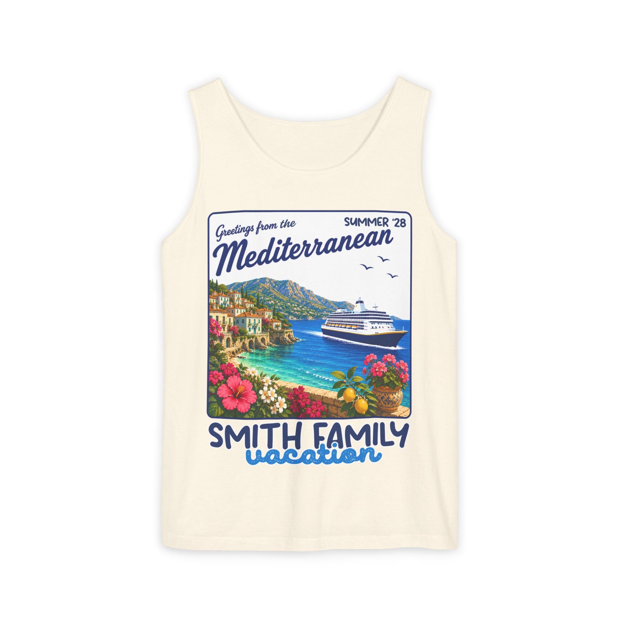 Greetings from the Mediterranean Tank Top - Suite Escape