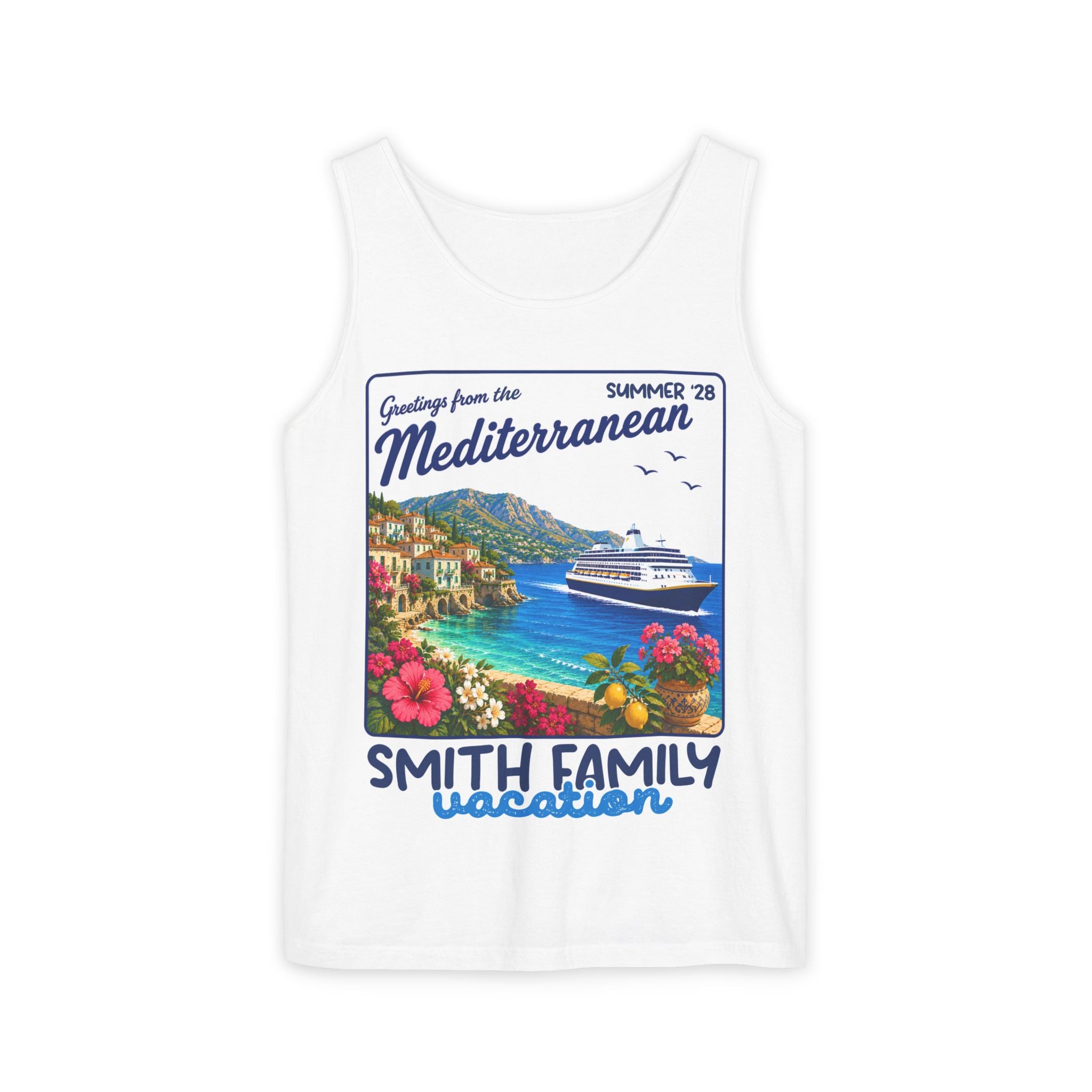 Greetings from the Mediterranean Tank Top - Suite Escape