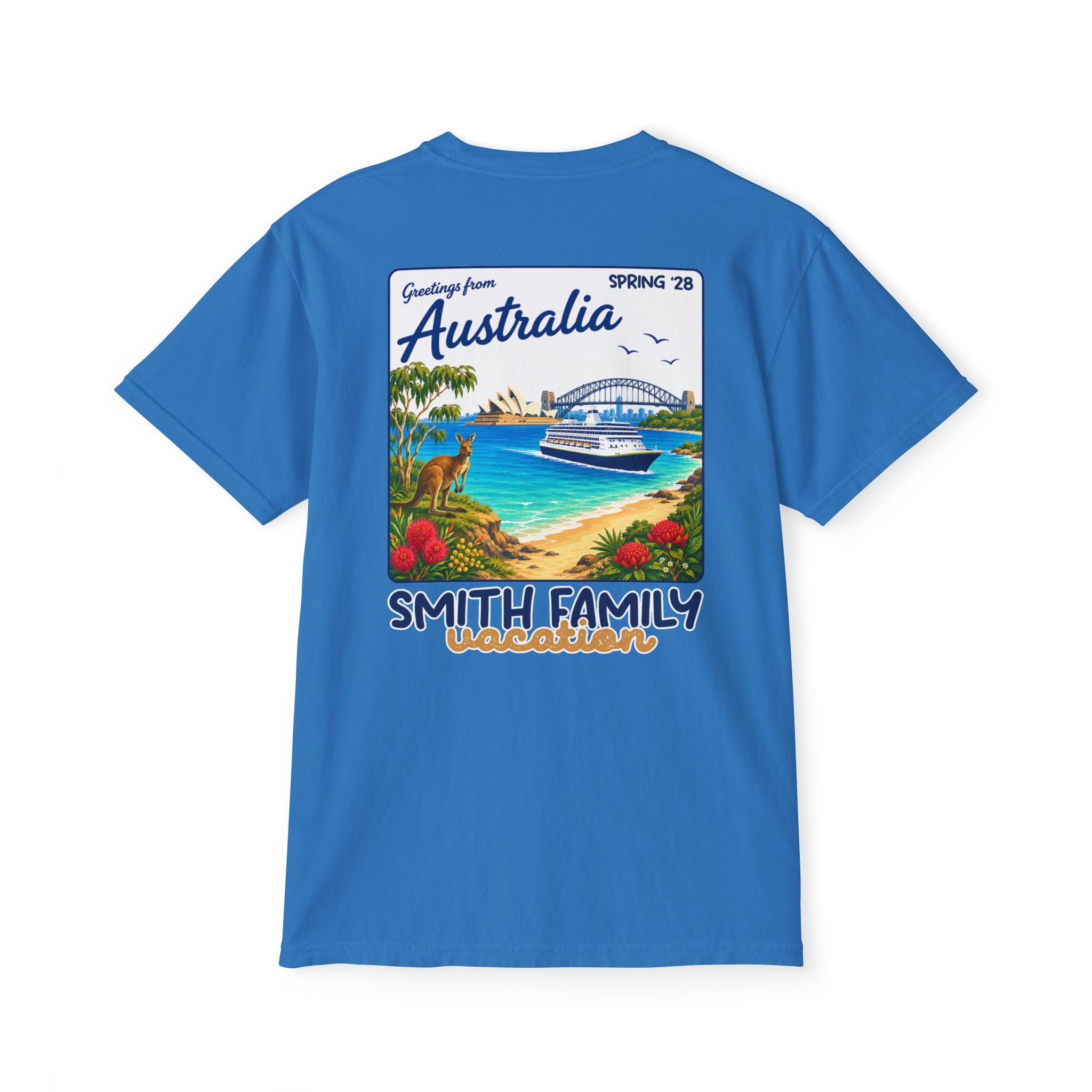 Greetings from Australia Pocket Tee - Suite Escape