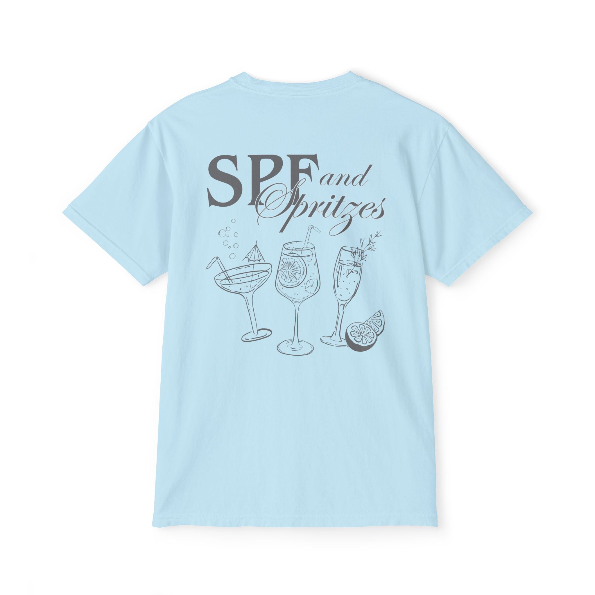 SPF & Spritzes Pocket Tee - Suite Escape