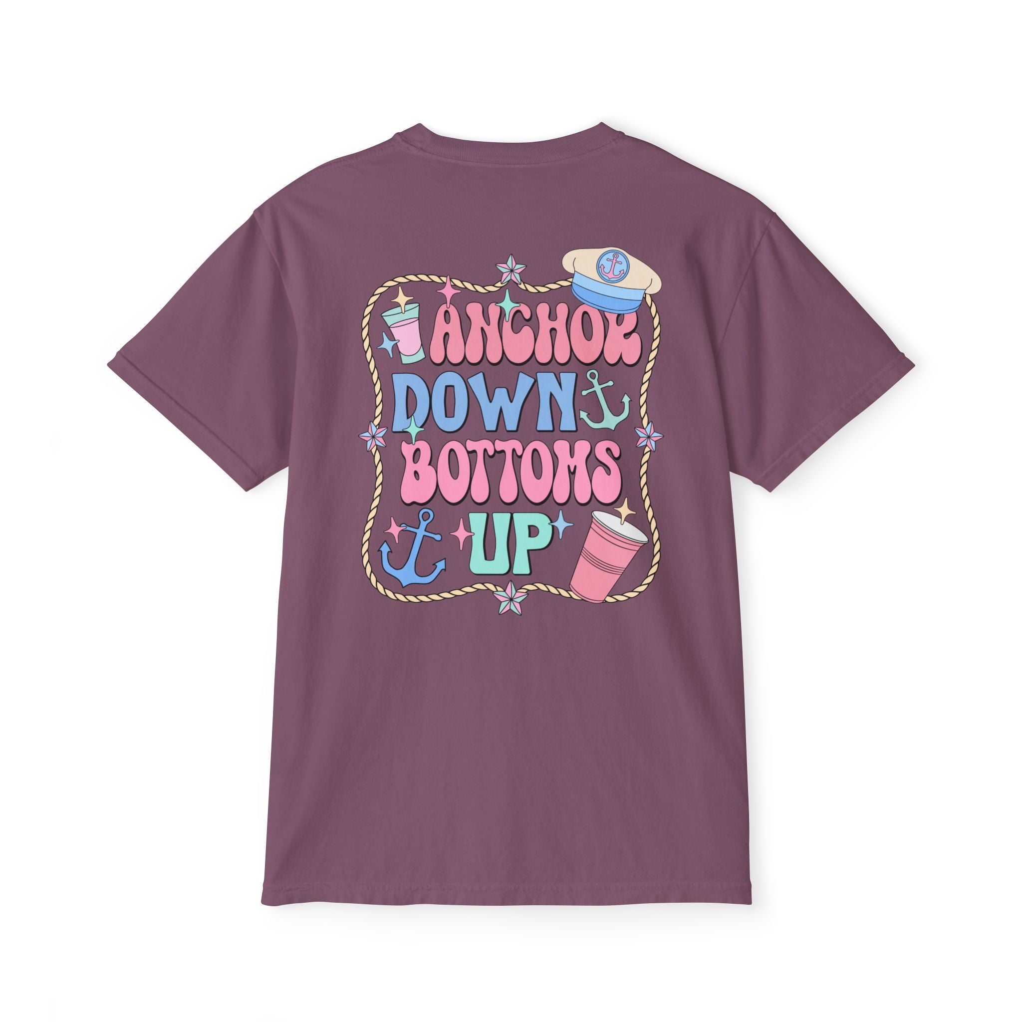 Anchor Down Bottoms Up Pocket Tee