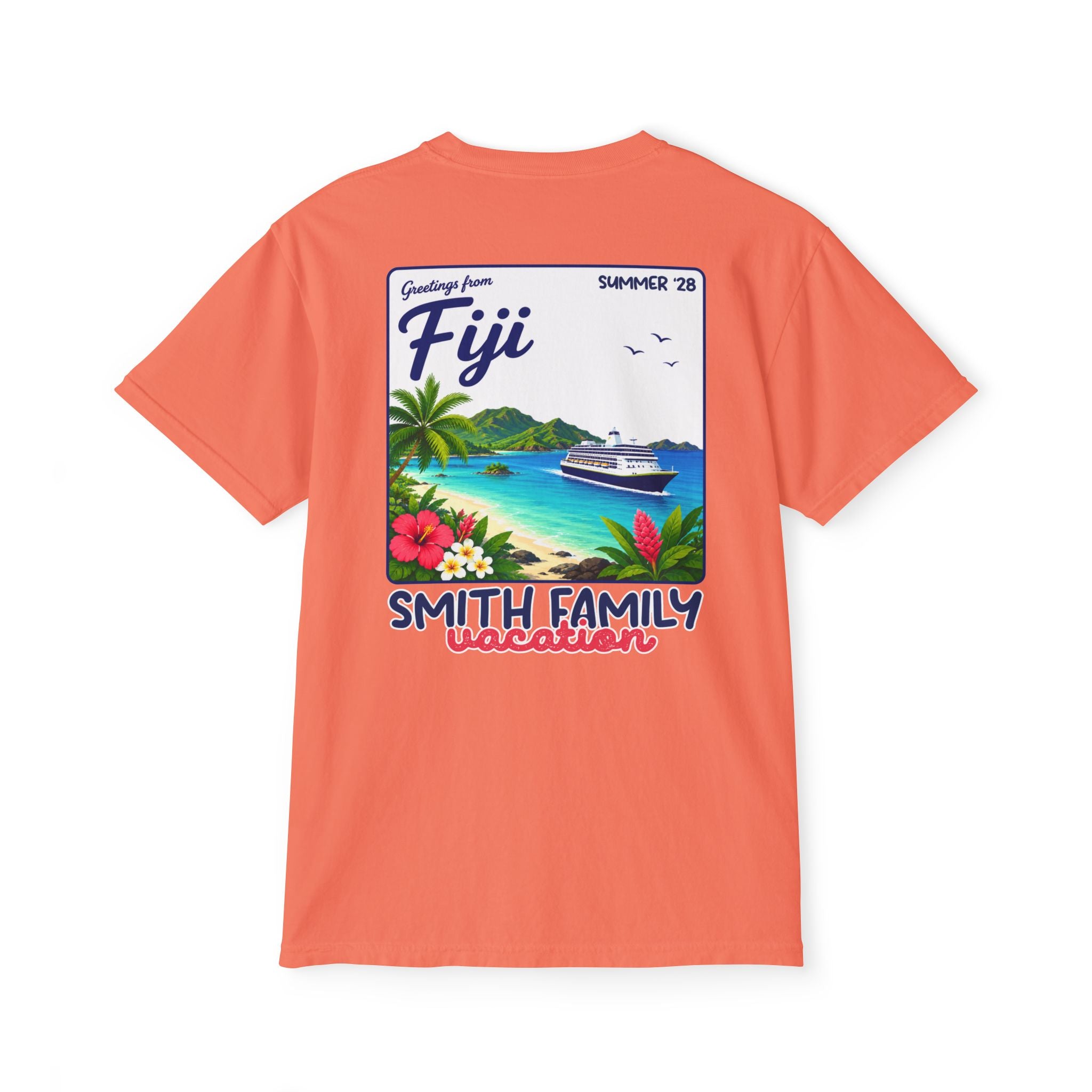 Greetings from Fiji Pocket Tee - Suite Escape