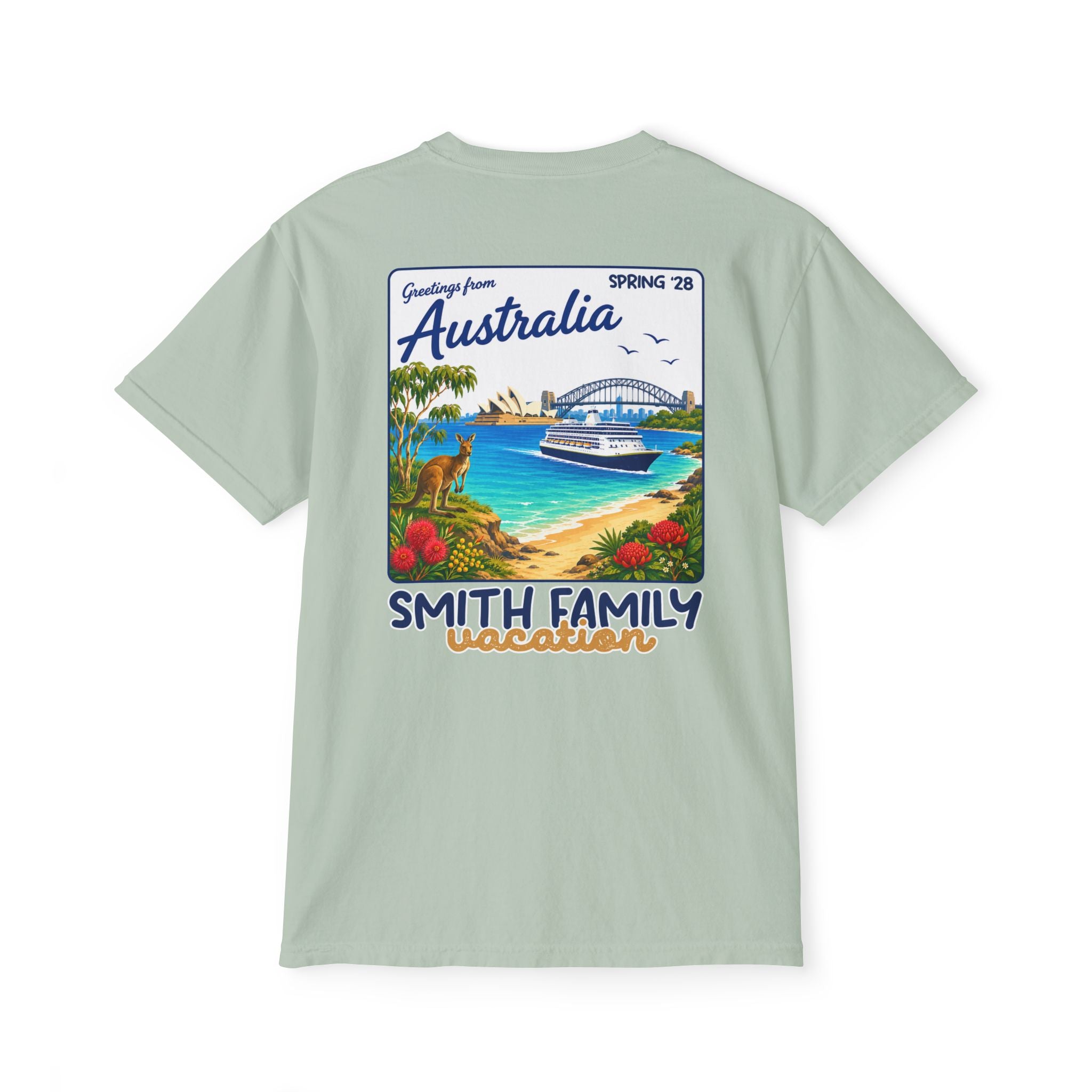 Greetings from Australia Pocket Tee - Suite Escape