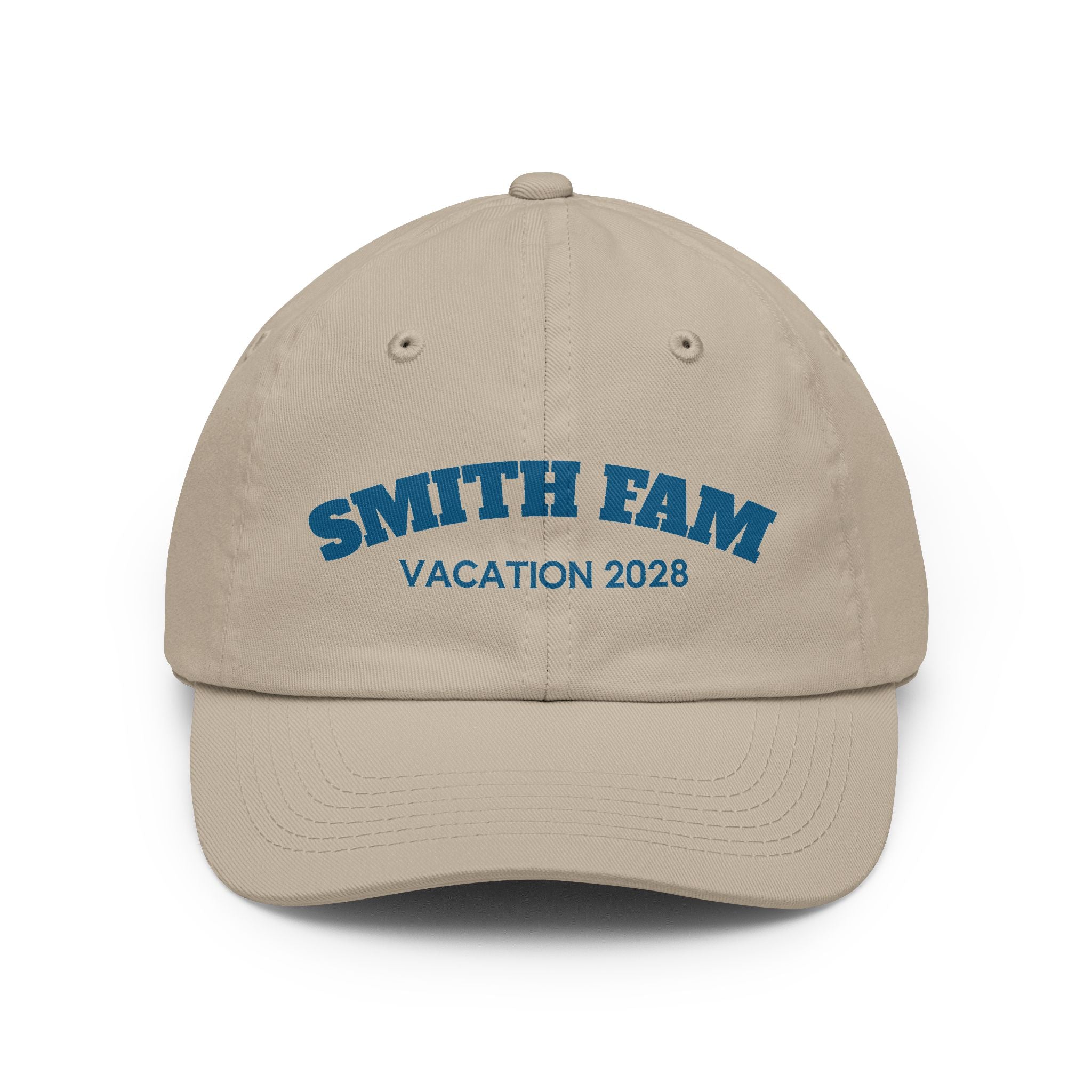 Personalized Block Text Dad Hat