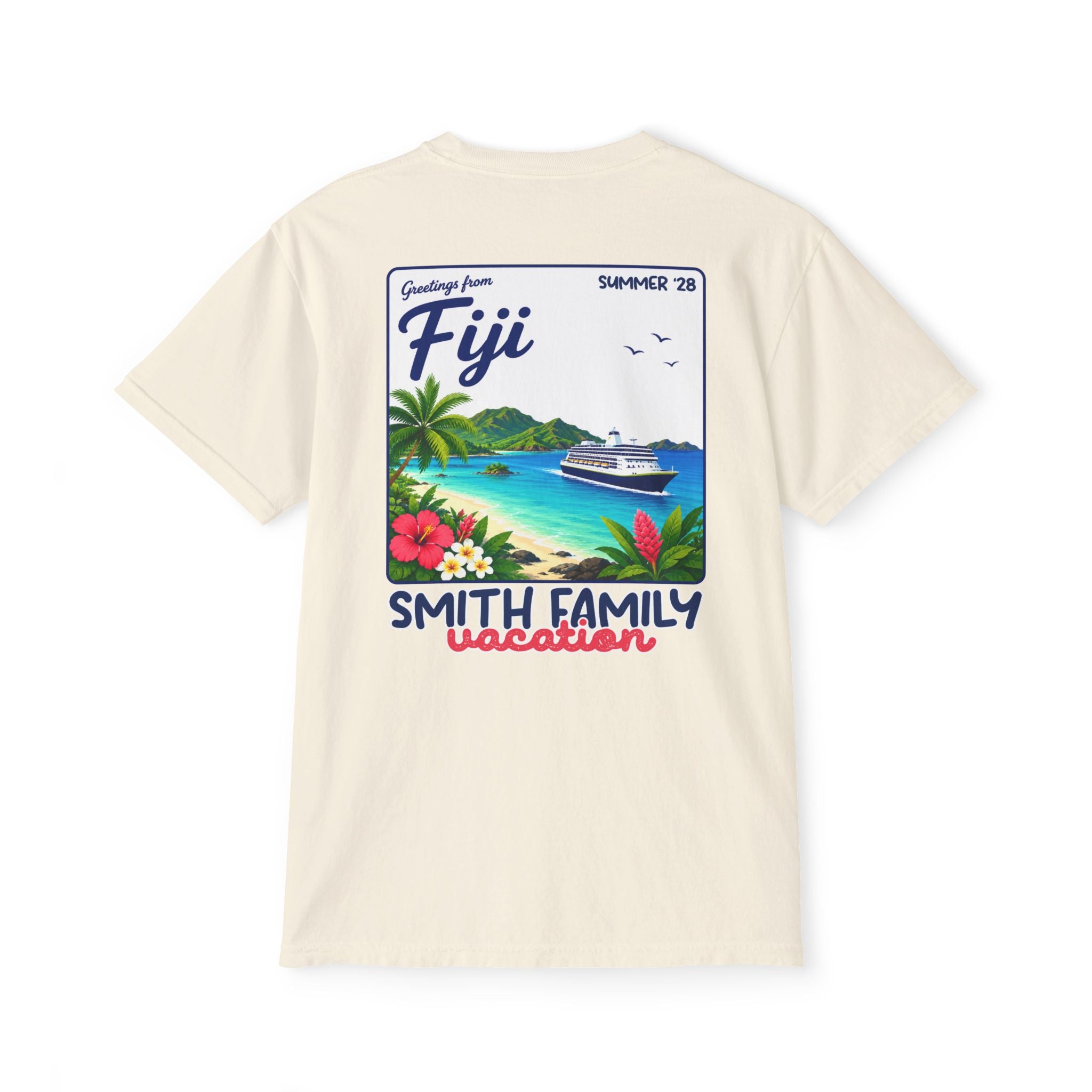 Greetings from Fiji Pocket Tee - Suite Escape