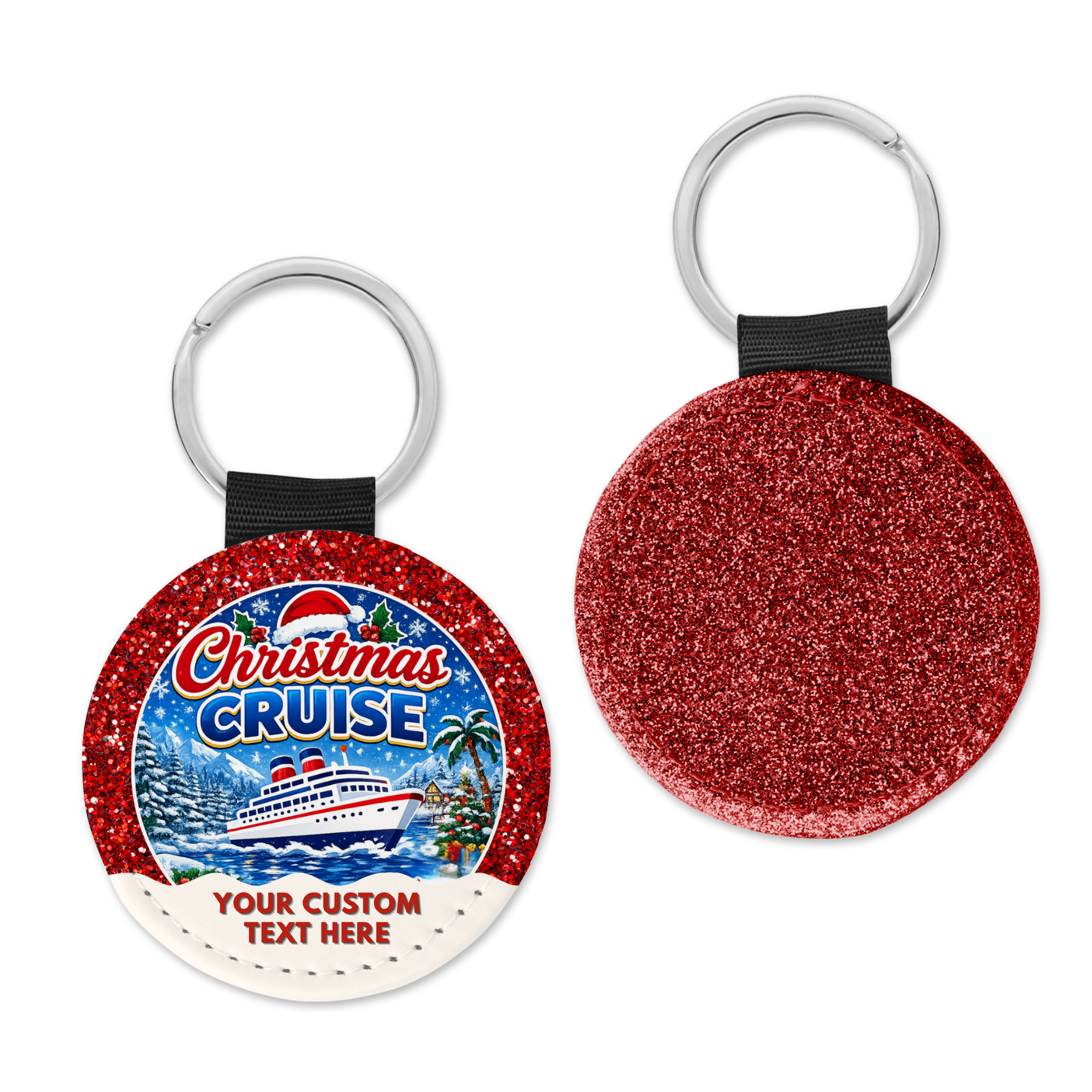 Christmas Cruise Bag Charm Keychain - Suite Escape
