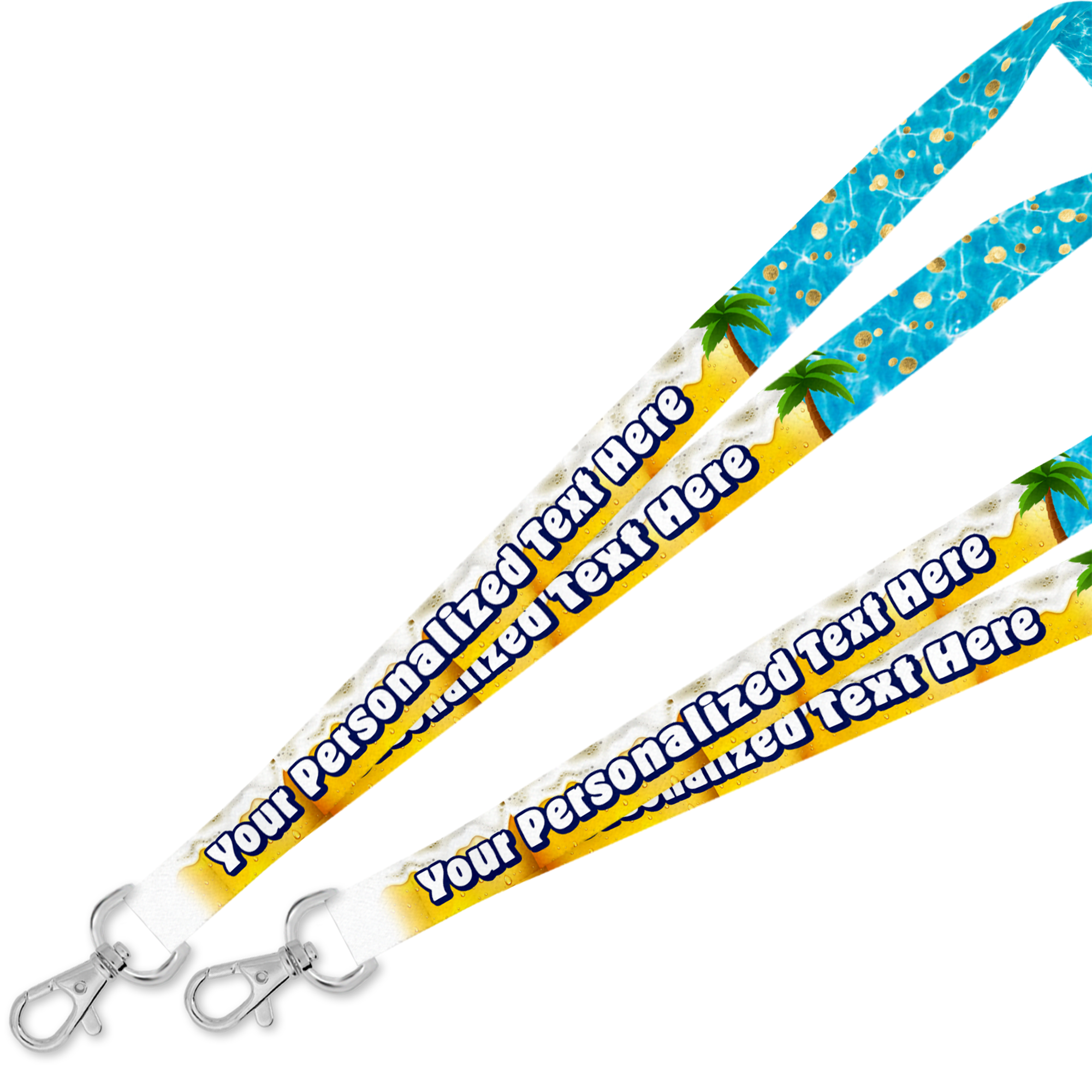 Personalized Lanyard - Tropical Beer - Suite Escape