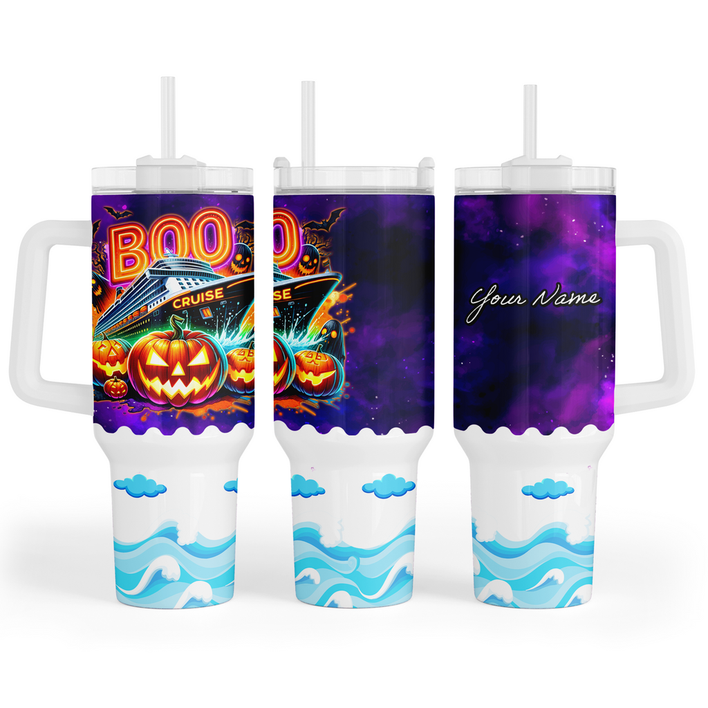Halloween Boo Cruise Quencher Tumbler - Suite Escape