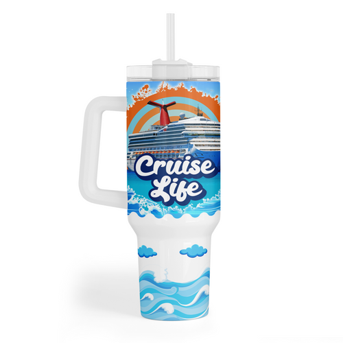 Cruise Life Quencher Tumbler - Orange - Suite Escape