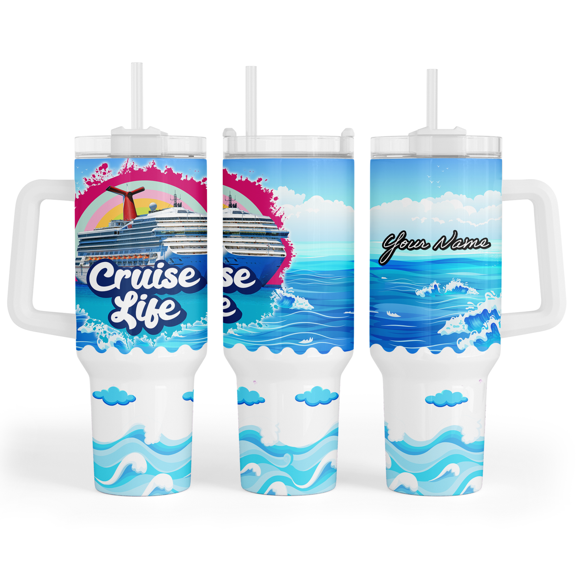 Cruise Life Quencher Tumbler - Magenta - Suite Escape