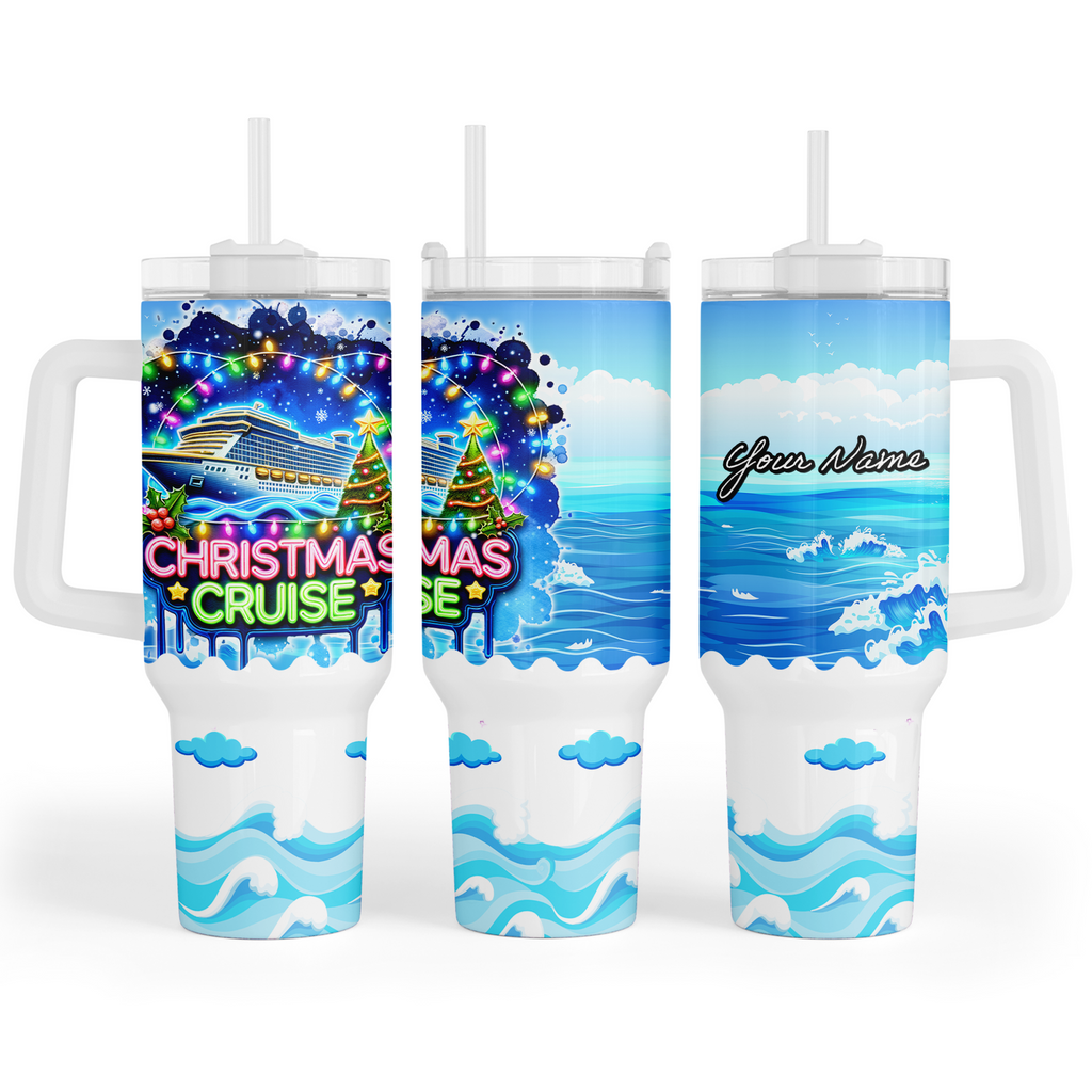 Christmas Cruise Quencher Tumbler - Suite Escape