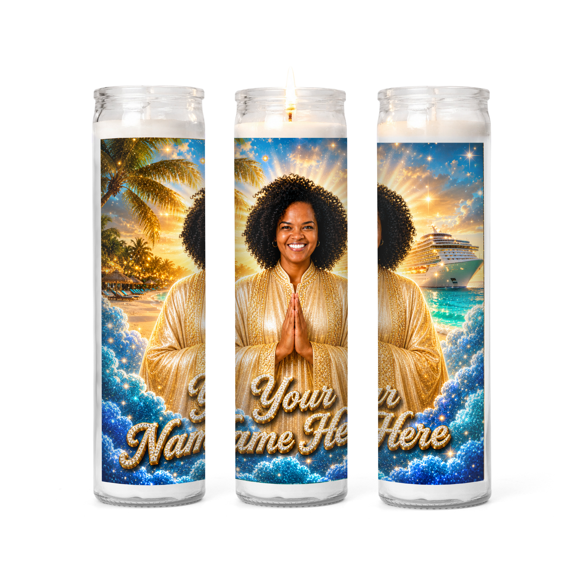 Personalized Prayer Candle - Suite Escape