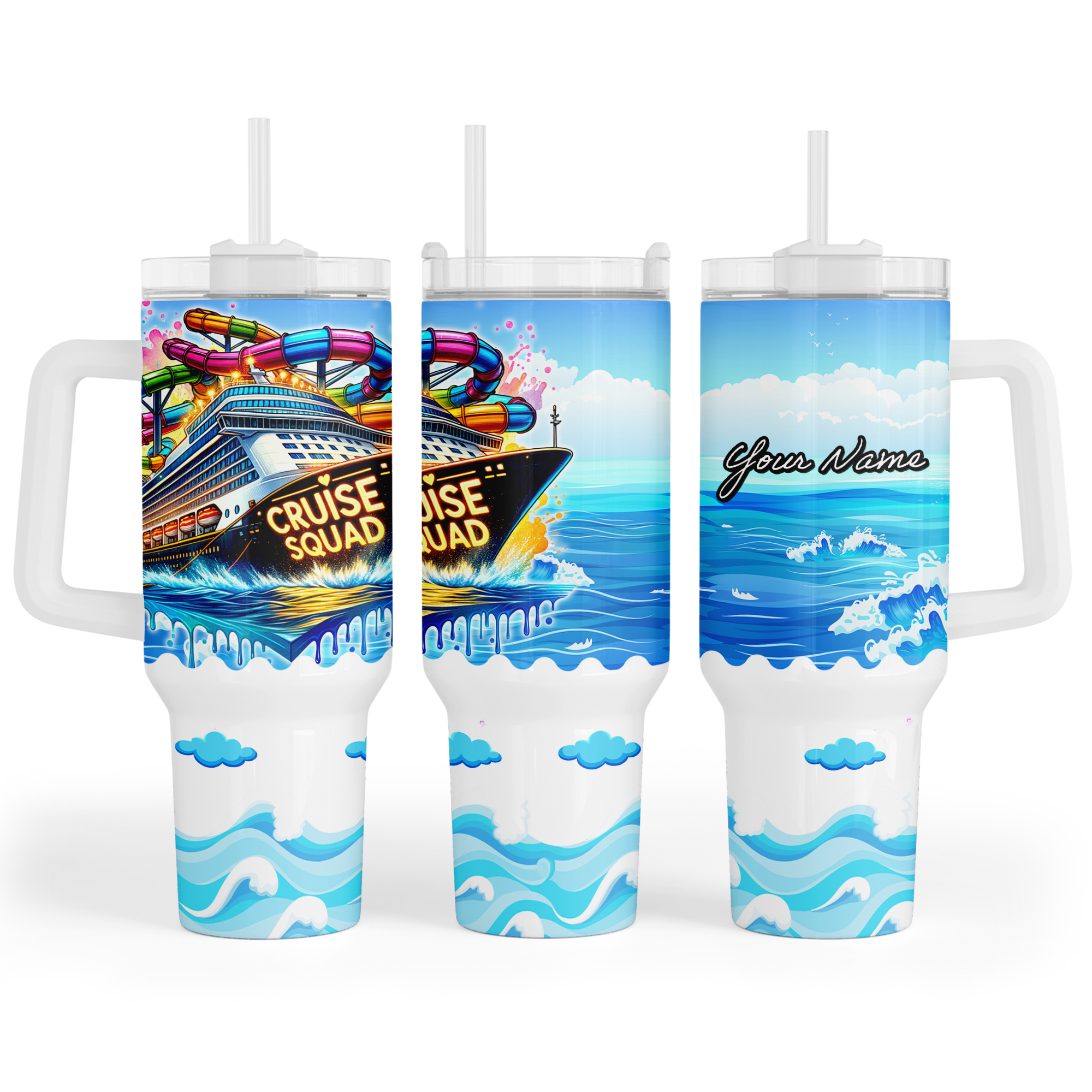 Cruise Squad Quencher Tumbler - Water Slide - Suite Escape