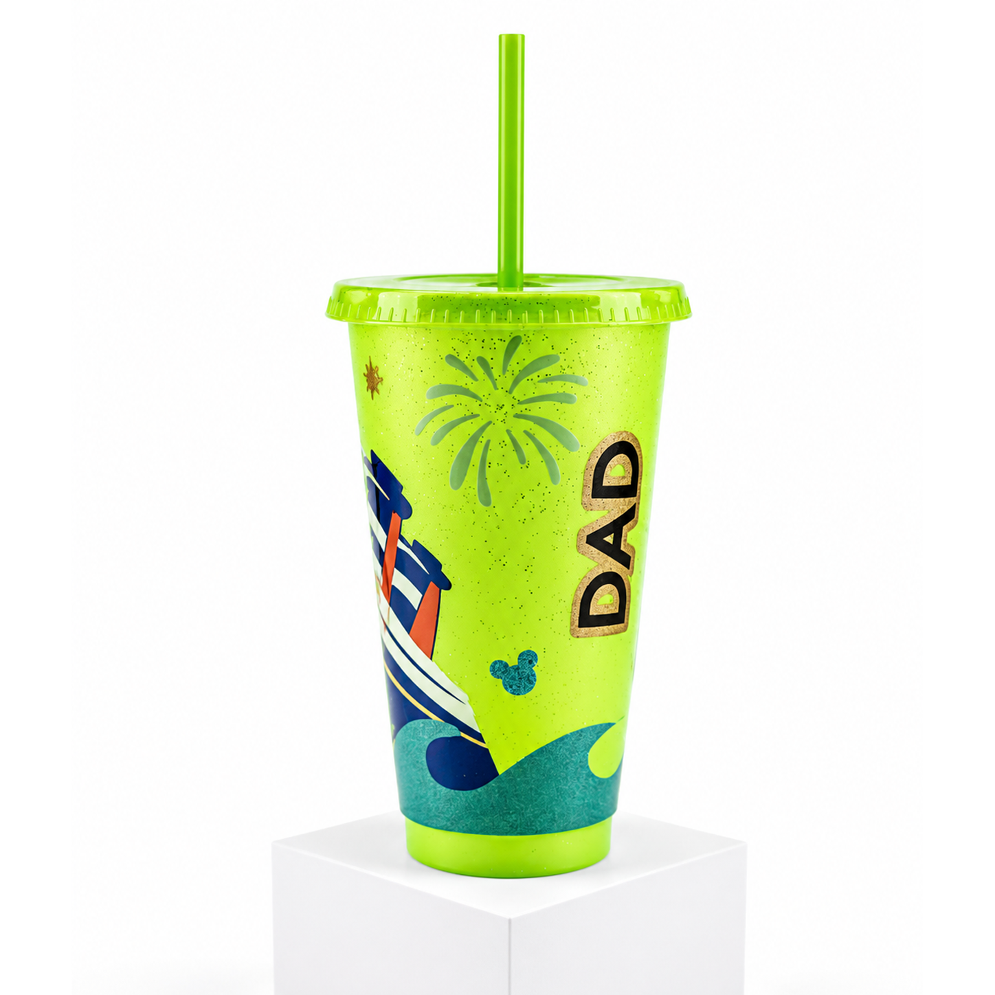 Magical Cruise Line Glitter Tumbler