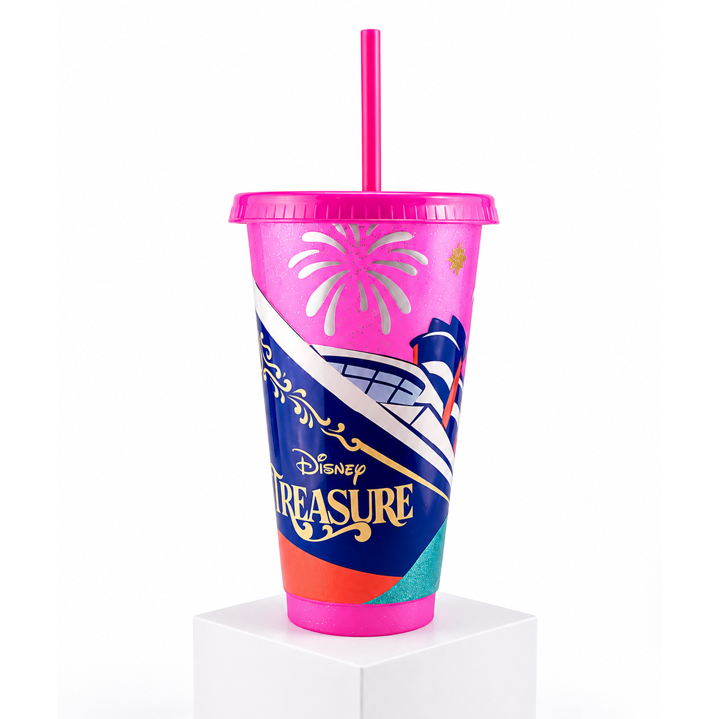 Magical Cruise Line Glitter Tumbler