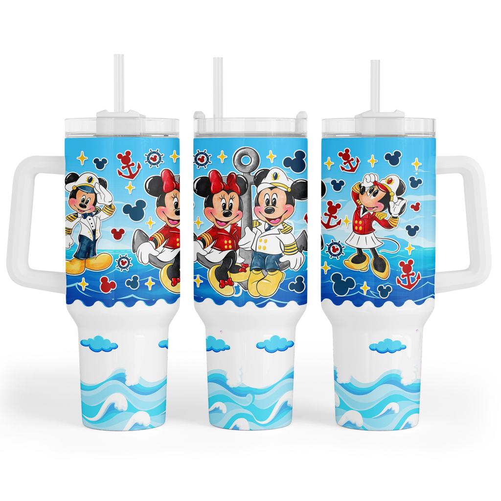 Mickey & Minnie Anchors Quencher Tumbler - Suite Escape